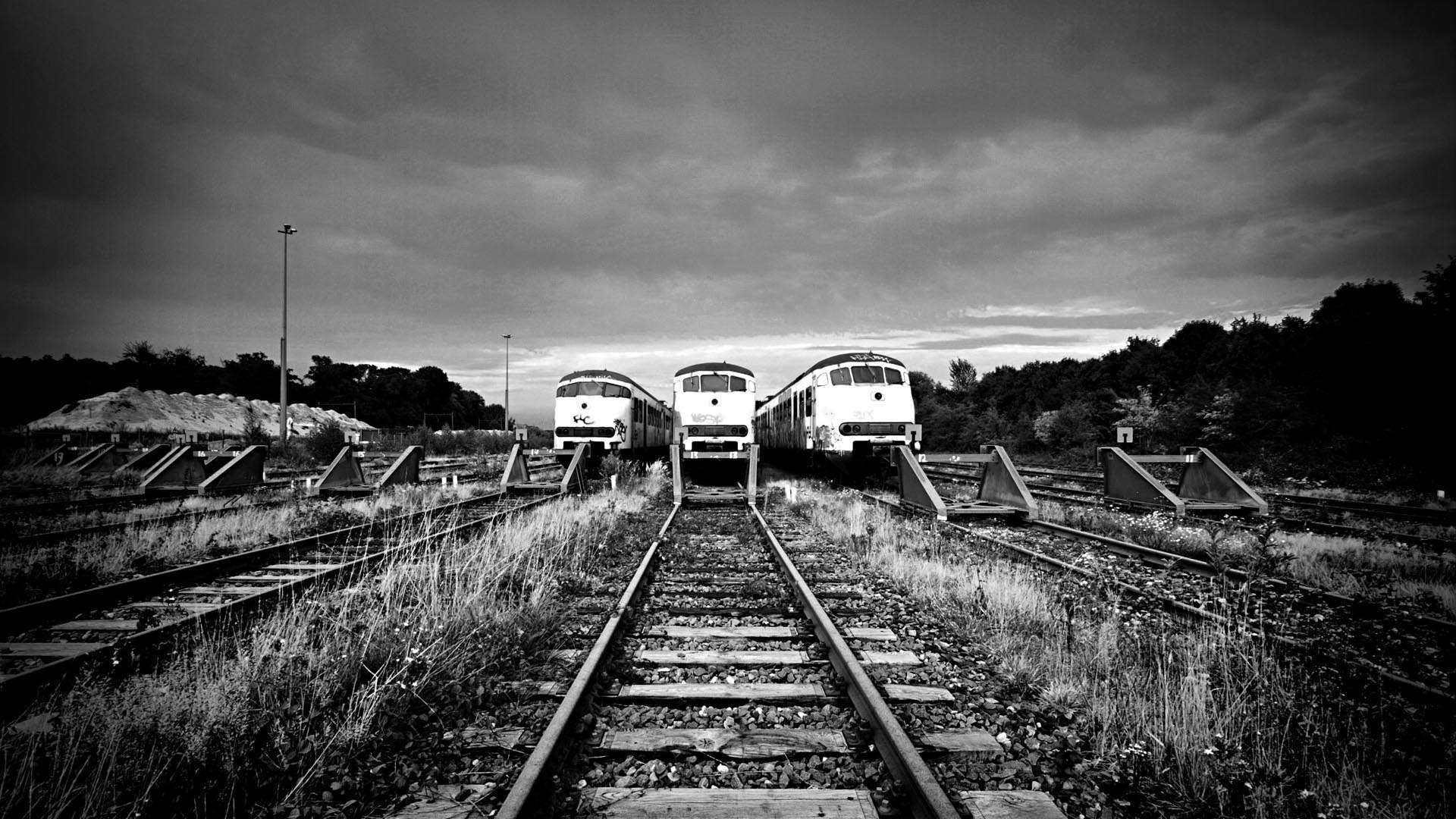 1920x1080 Dutch Railroad Tracks and Trains HD Wallpaper FullHDWpp