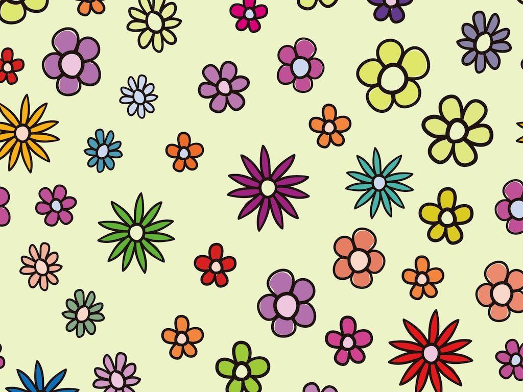 Cartoon Flower Wallpapers - Top Free Cartoon Flower Backgrounds - WallpaperAccess