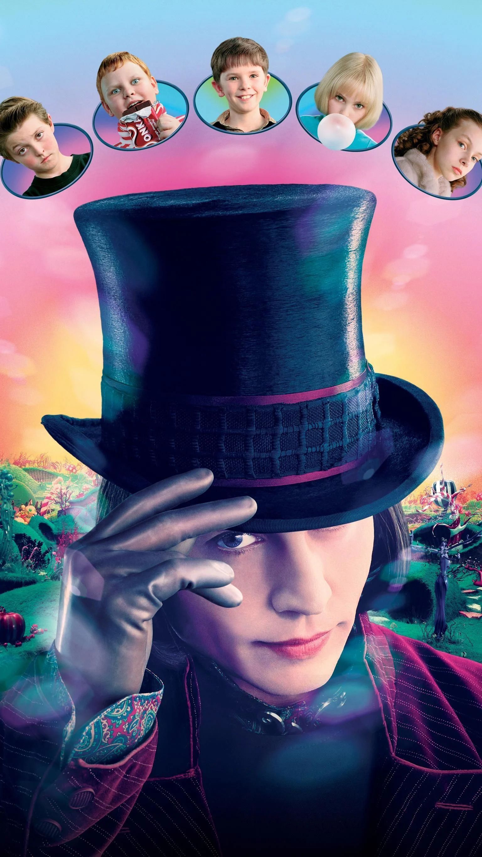 1536x2732 Johnny Depp (Willy Wonka) Wallpaper