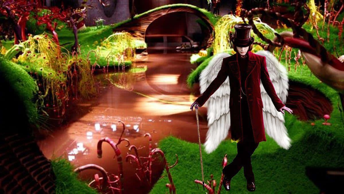 1200x678 Download Willy Wonka Chocolate River Scene Wallpaper