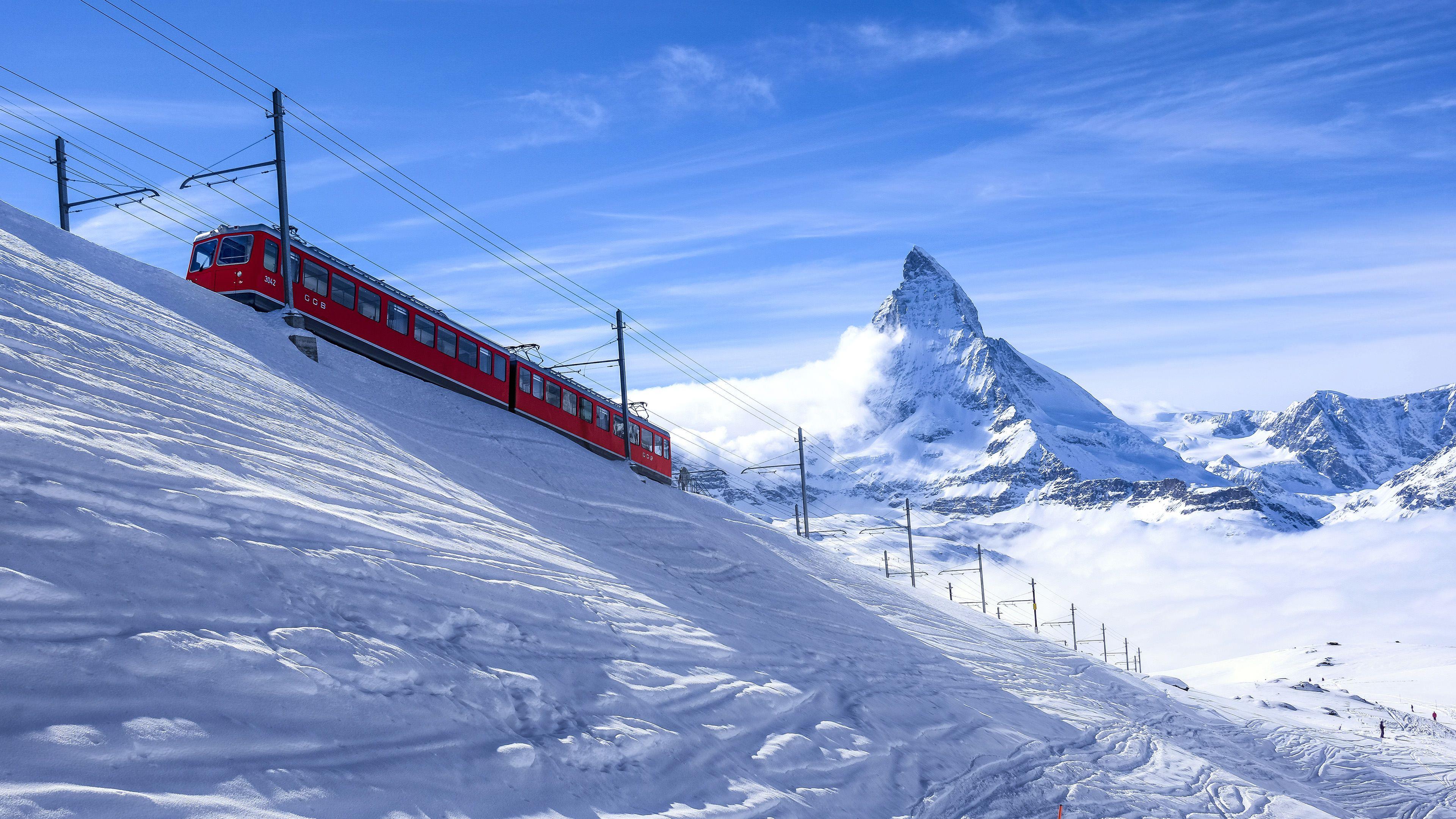 3840x2160 Zermatt Train
