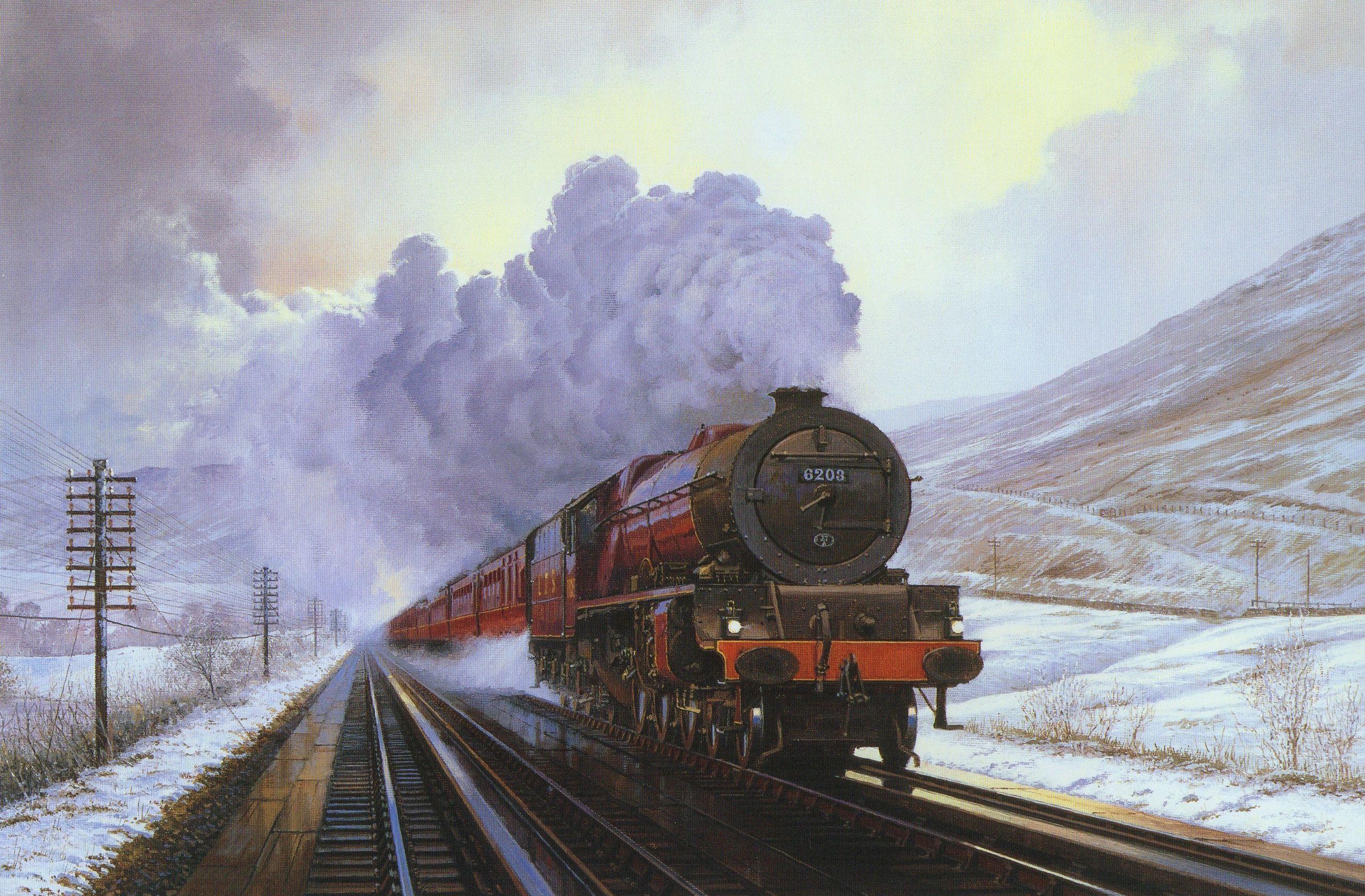 2560x1681 HD Train Wallpaper