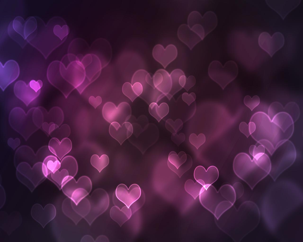 1280x1024 Wallpaper For > Blue And Purple Hearts Wallpaper Heart