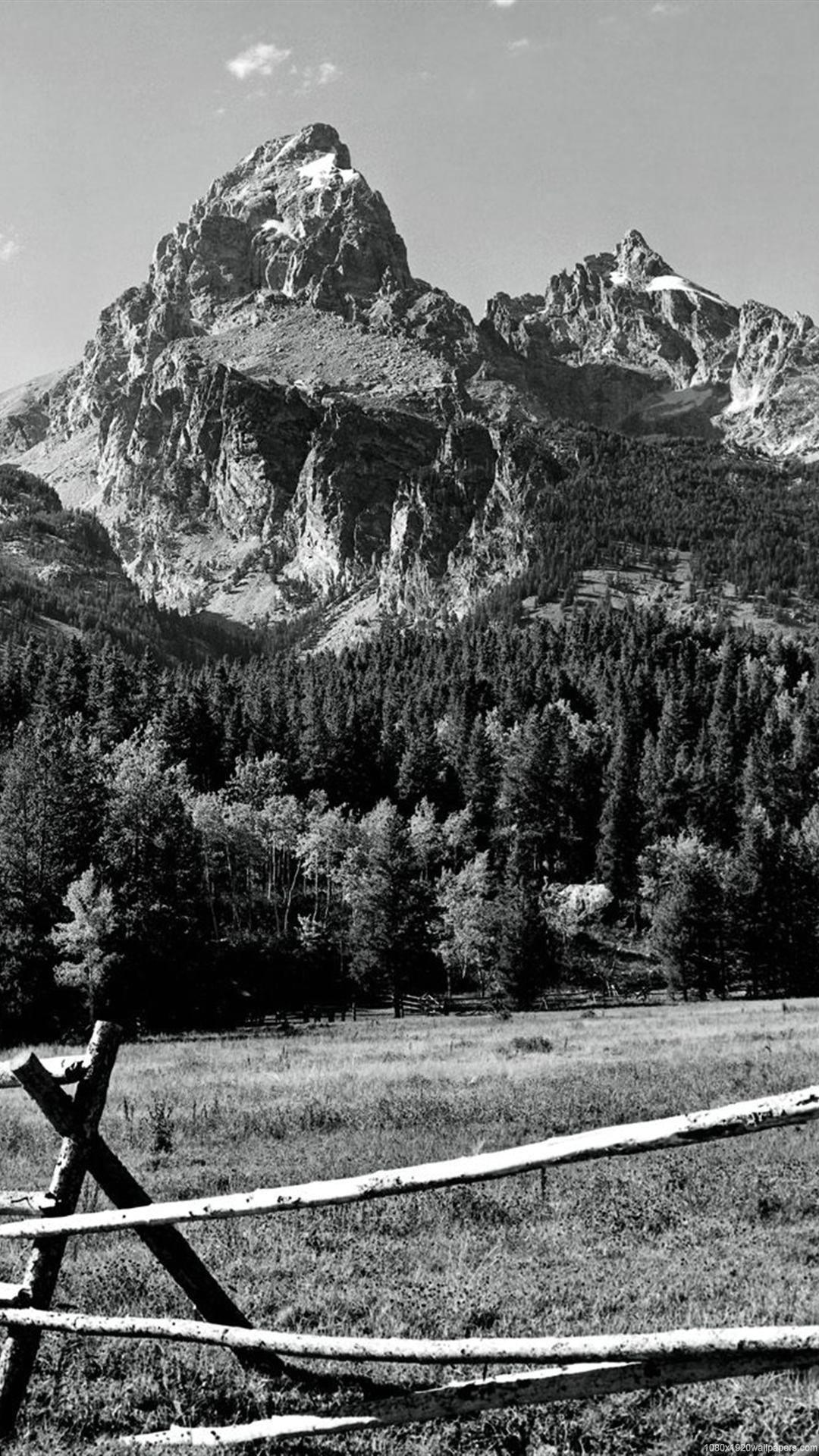 1080x1920 Mountain Black White Nature Wallpaper HD And White Nature