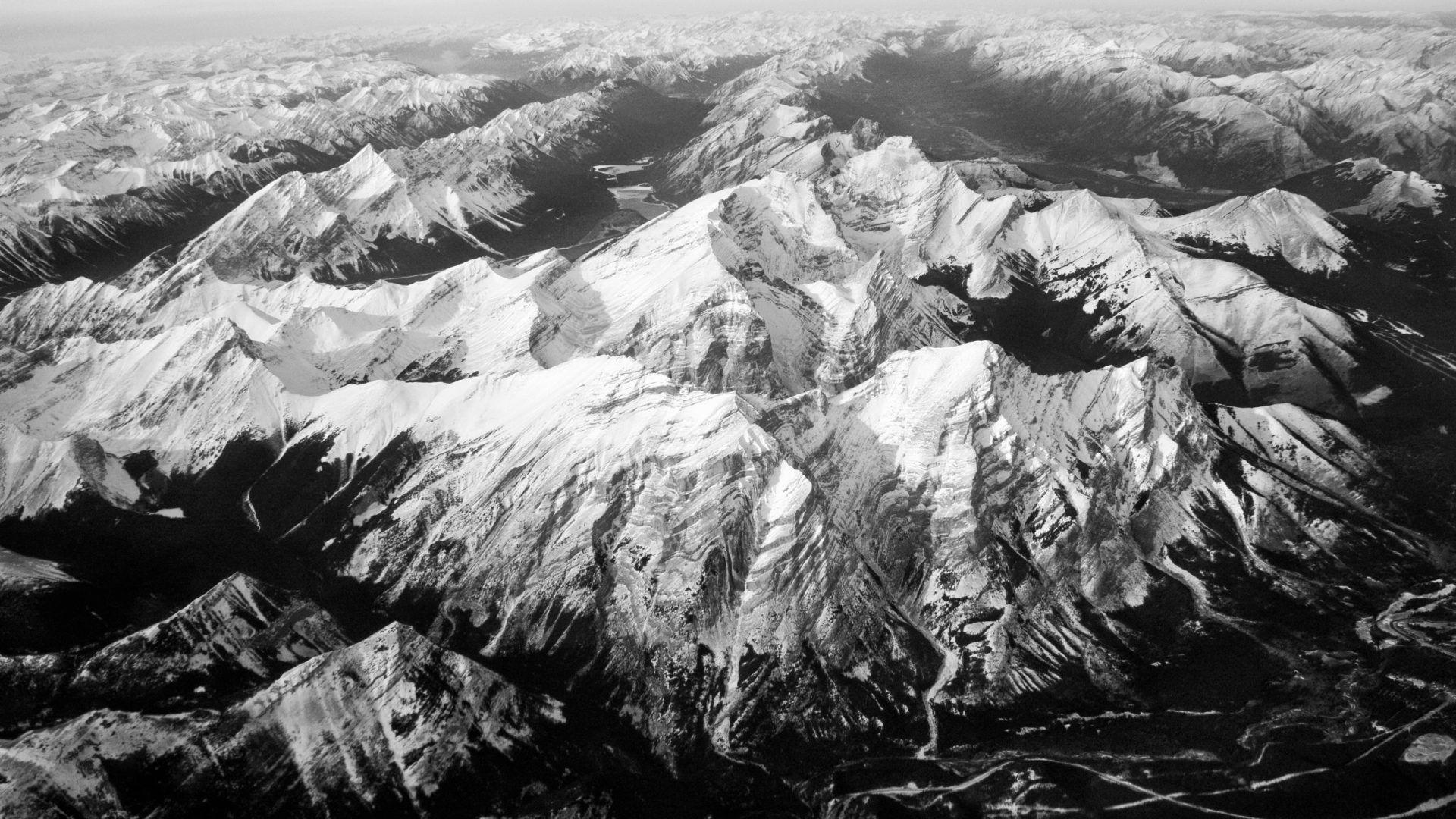 1920x1080 Black and White Nature