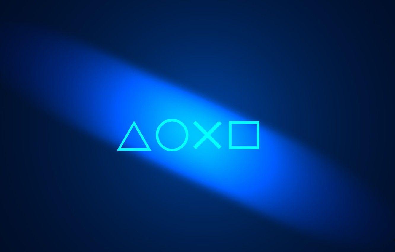 1332x850 Wallpaper round, sony, ps cross, triangle, playstation, ps4