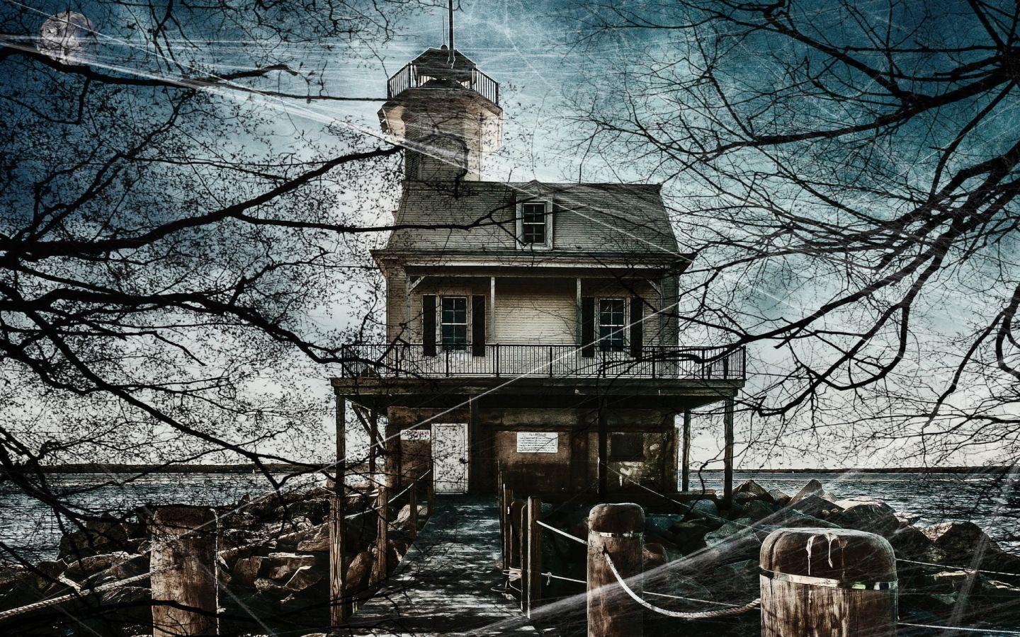 1440x900 Old House Wallpaper