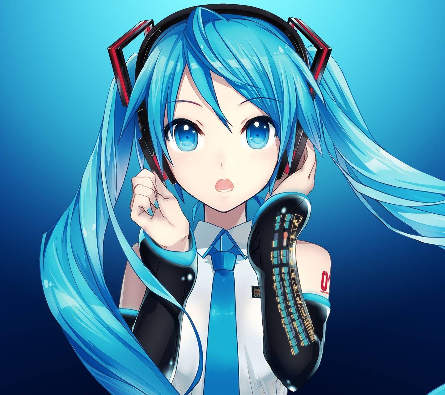 Hatsune Miku Anime Wallpapers Top Free Hatsune Miku Anime Backgrounds Wallpaperaccess