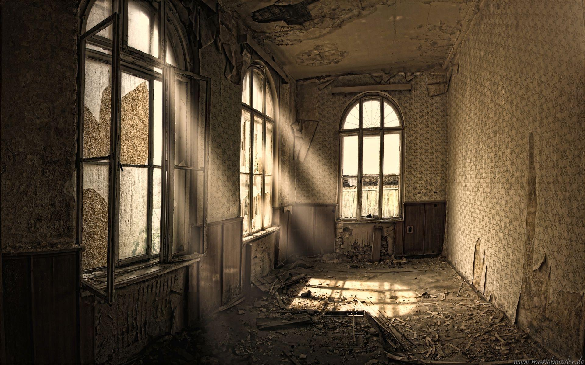 1920x1200 Old House Wallpaper Broken House Inside, HD Wallpaper