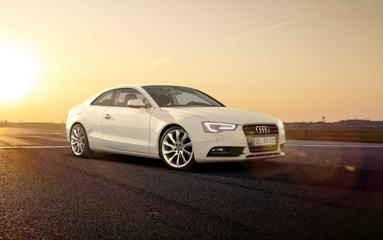 1280x804 White Audi A5 Coupe Side Angle wallpaper. White Audi A5 Coupe