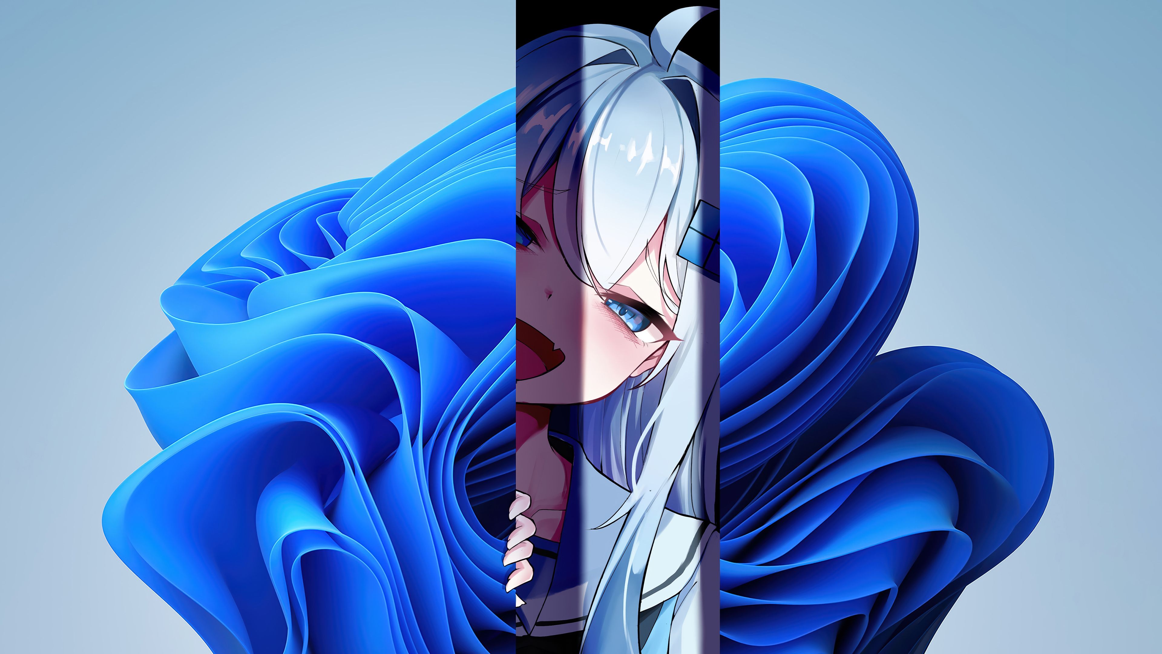 3840x2160 Anime Girl Windows 11 Wallpaper 4K HD PC b