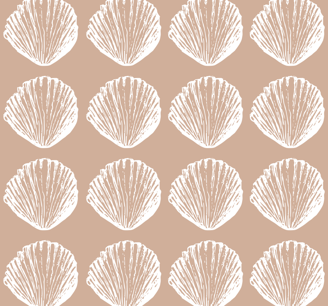 1070x1000 Shell pattern beige wallpaper