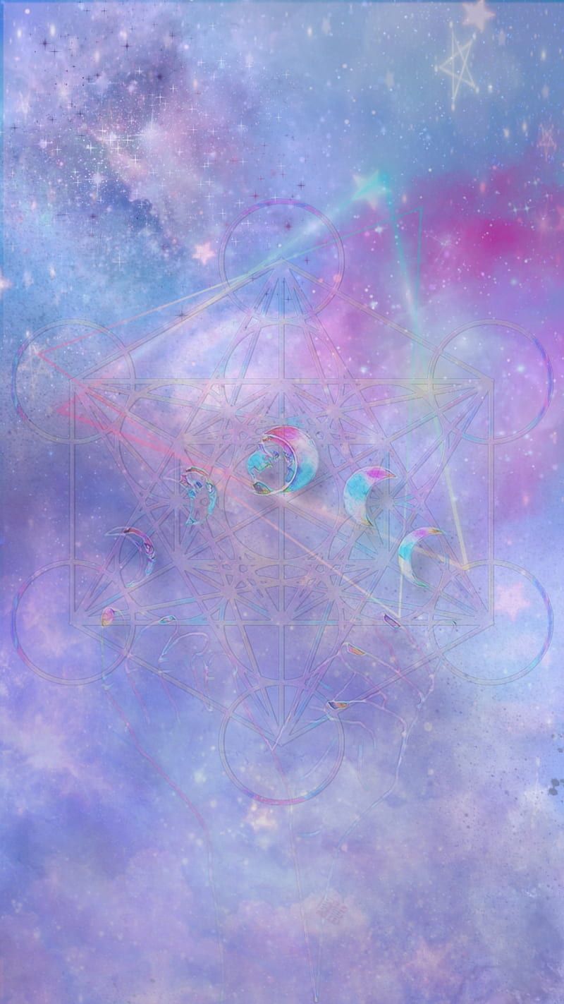 800x1423 LoA Manifest Magic, geometry, law of attraction, magic, manifestation, pagan, HD phone wallpaper