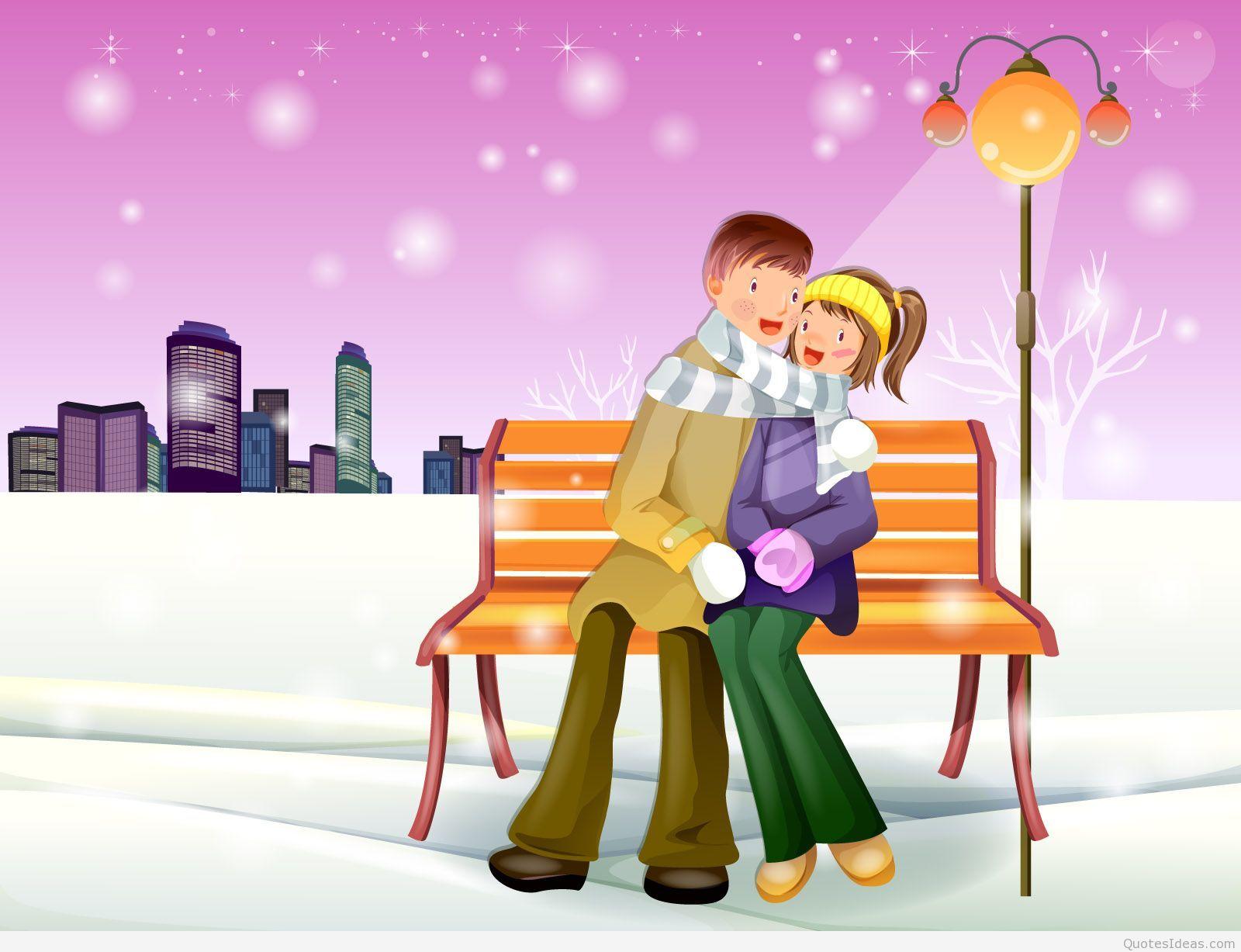 1600x1227 Love Cartoon Couple Wallpaper Friend Girl Friend, HD