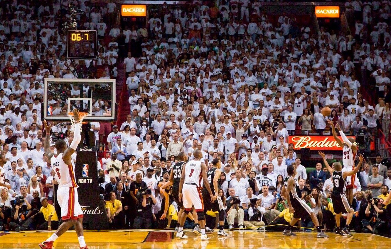 1332x850 Wallpaper Miami, NBA, finals, Basketball, james, Heat, Lebron James, Miami heat, Lebron, Ray Allen, 3 pointer image for desktop, section спорт