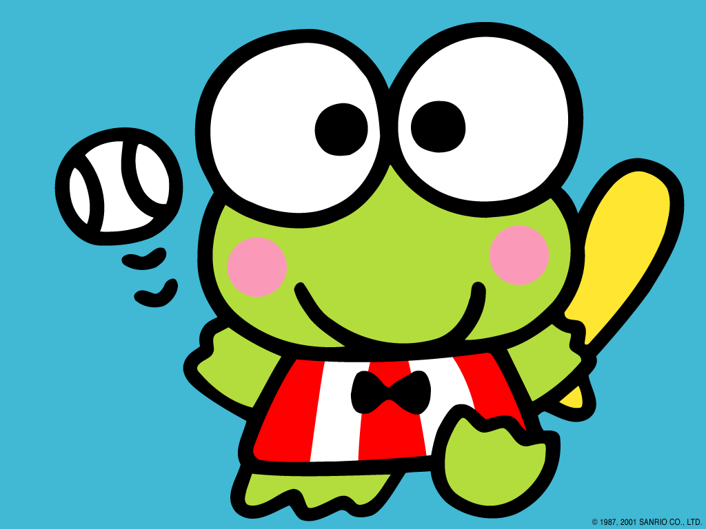 1024x768 Kerokerokeroppi from Sanrio. I loved to draw this in high school
