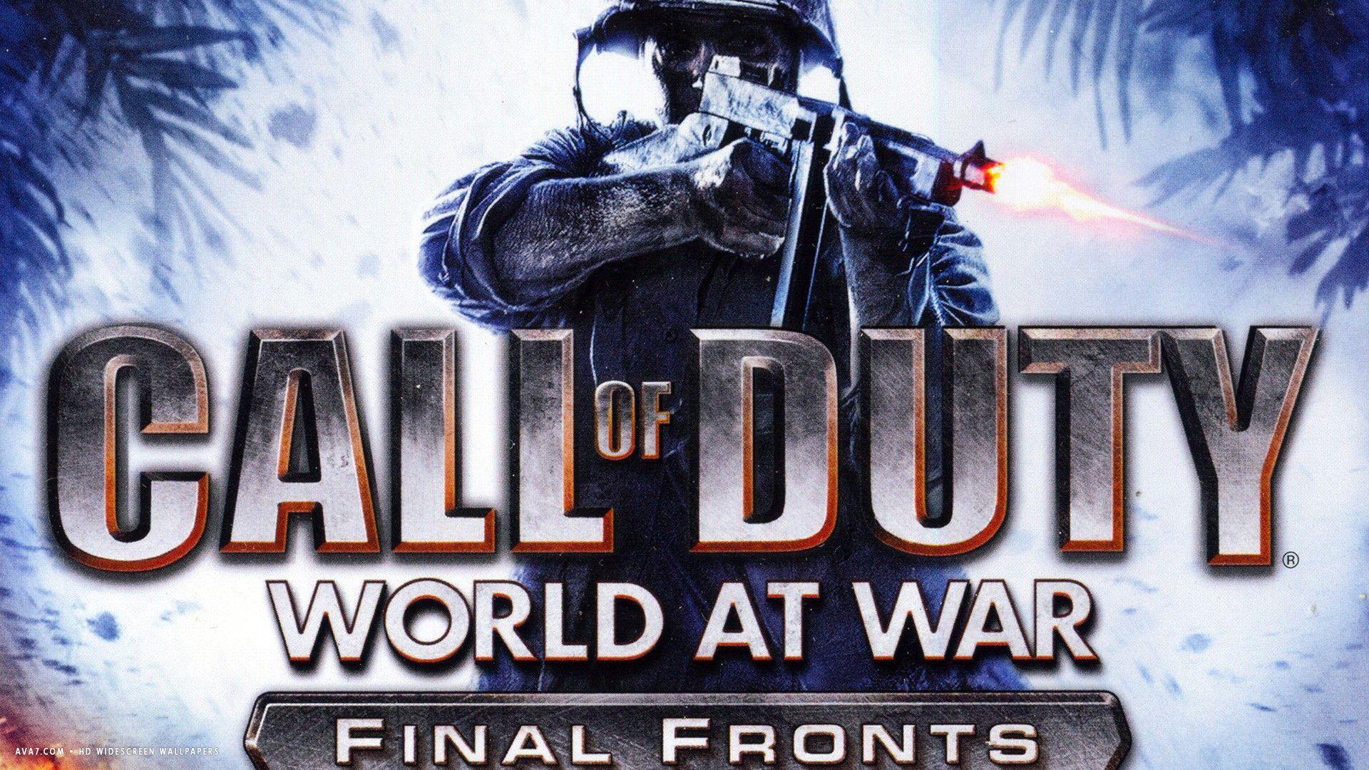 call of duty: world at war greatest hits final fronts