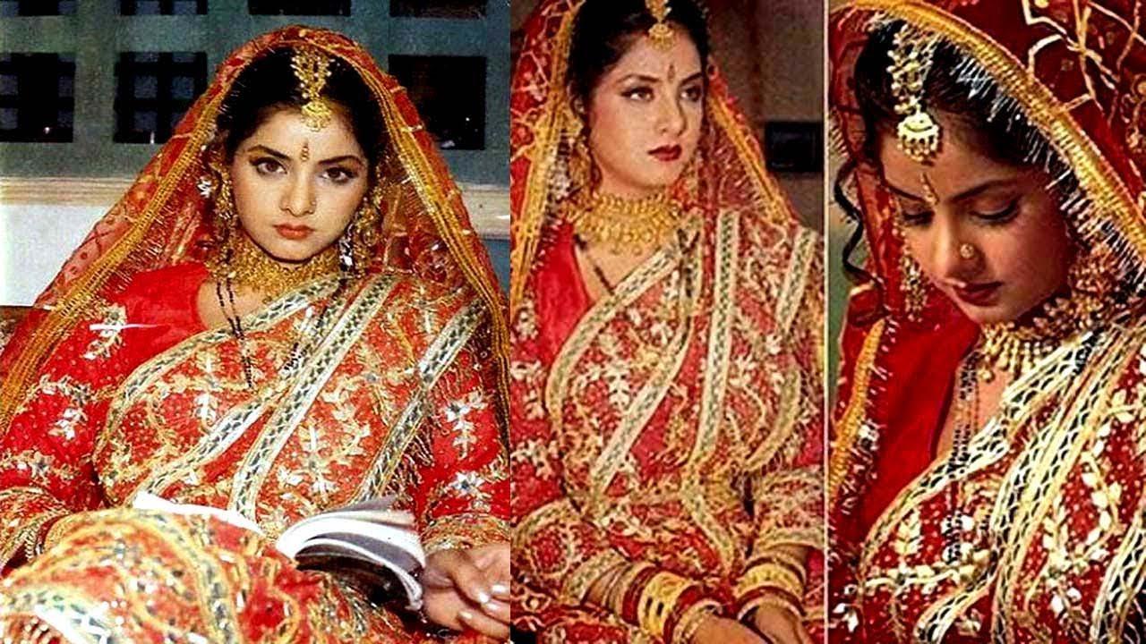 1280x720 Wedding Photo Of Divya Bharti & Sajid Nadiadwala