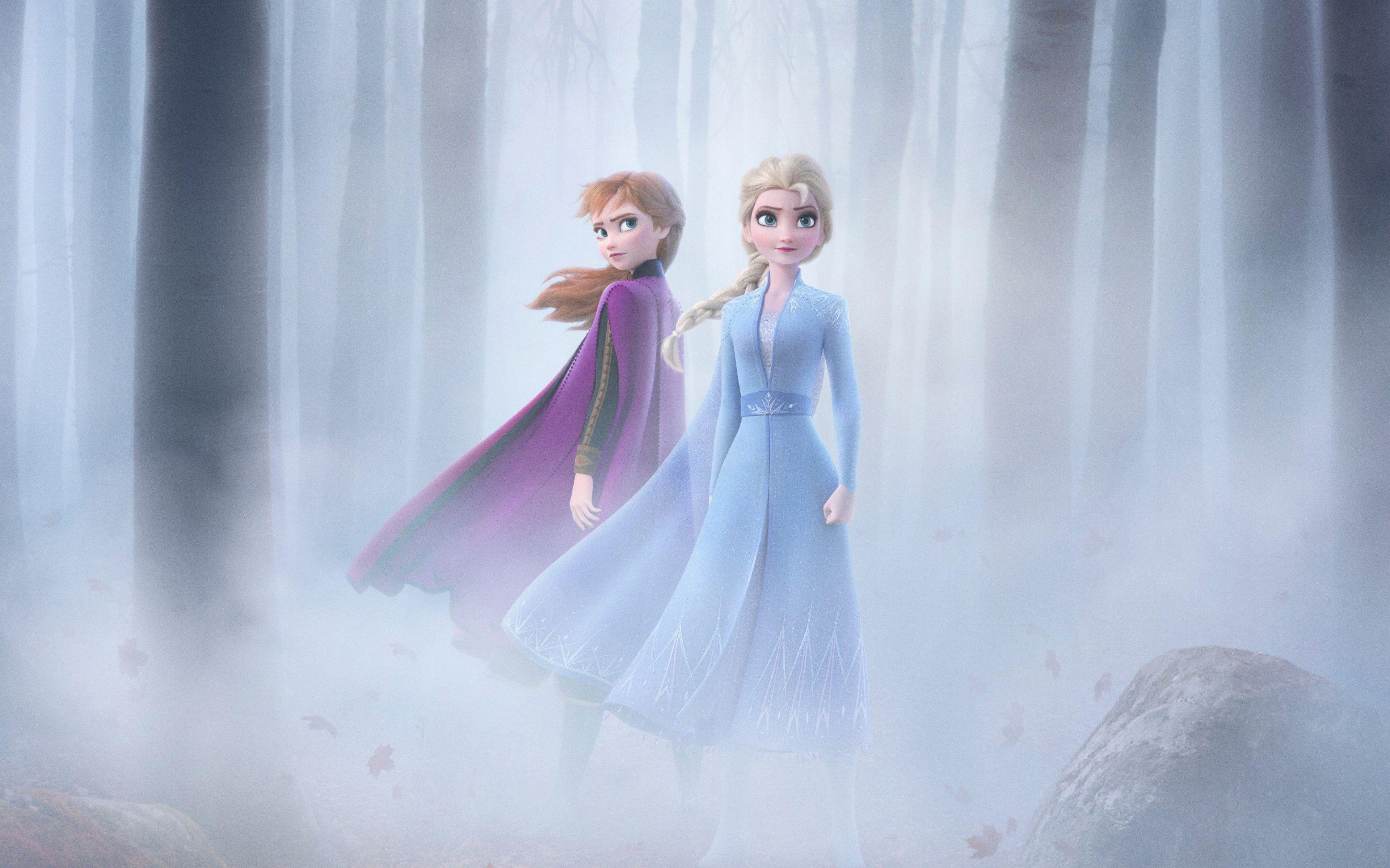 3840x2400 Anna And Elsa In Frozen 2 Hình nền 4k 4k HD 4k, Hình ảnh