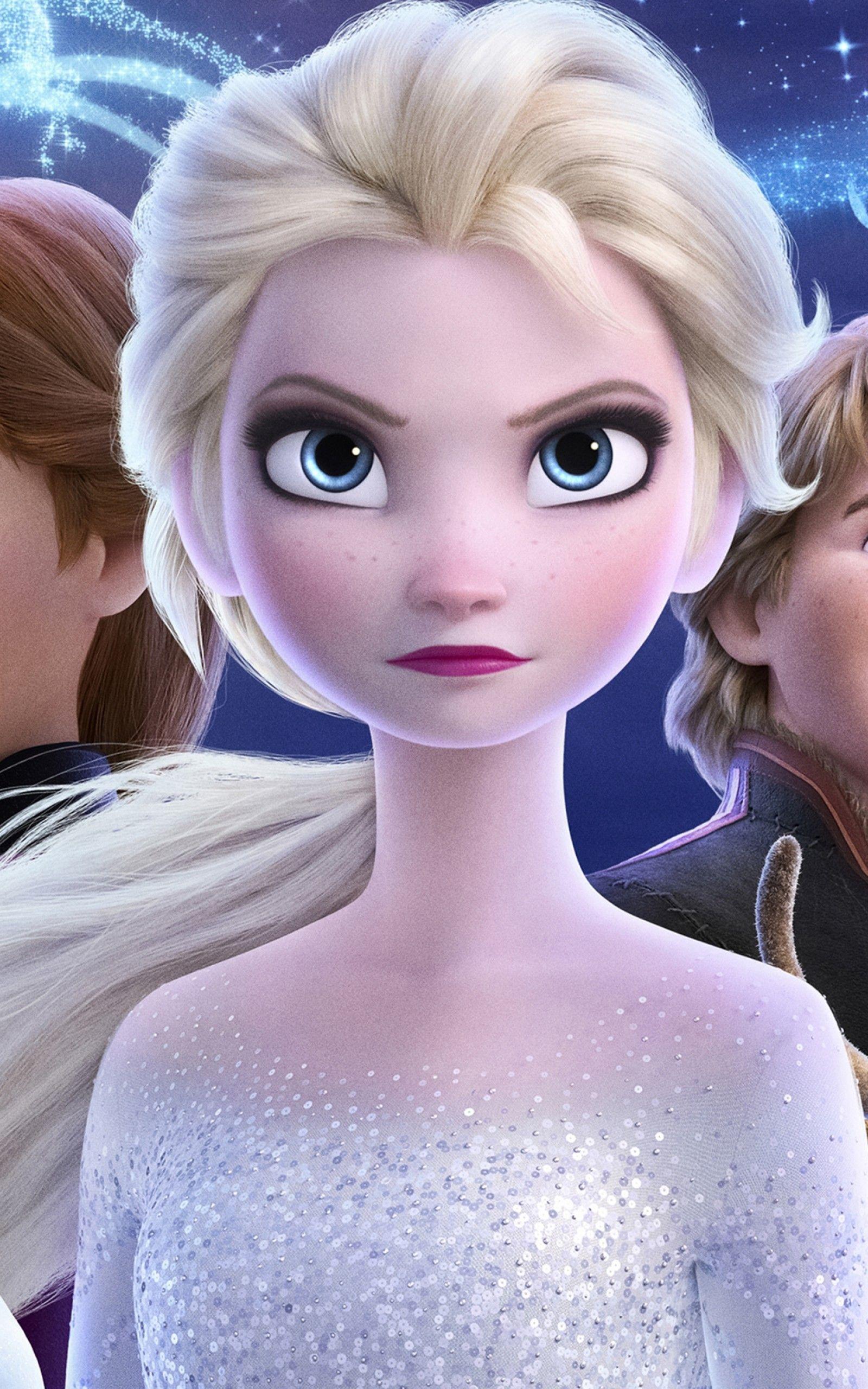1600x2560 Tải xuống 1600x2560 Frozen 2, Nữ hoàng Elsa, Hoạt hình, Anna