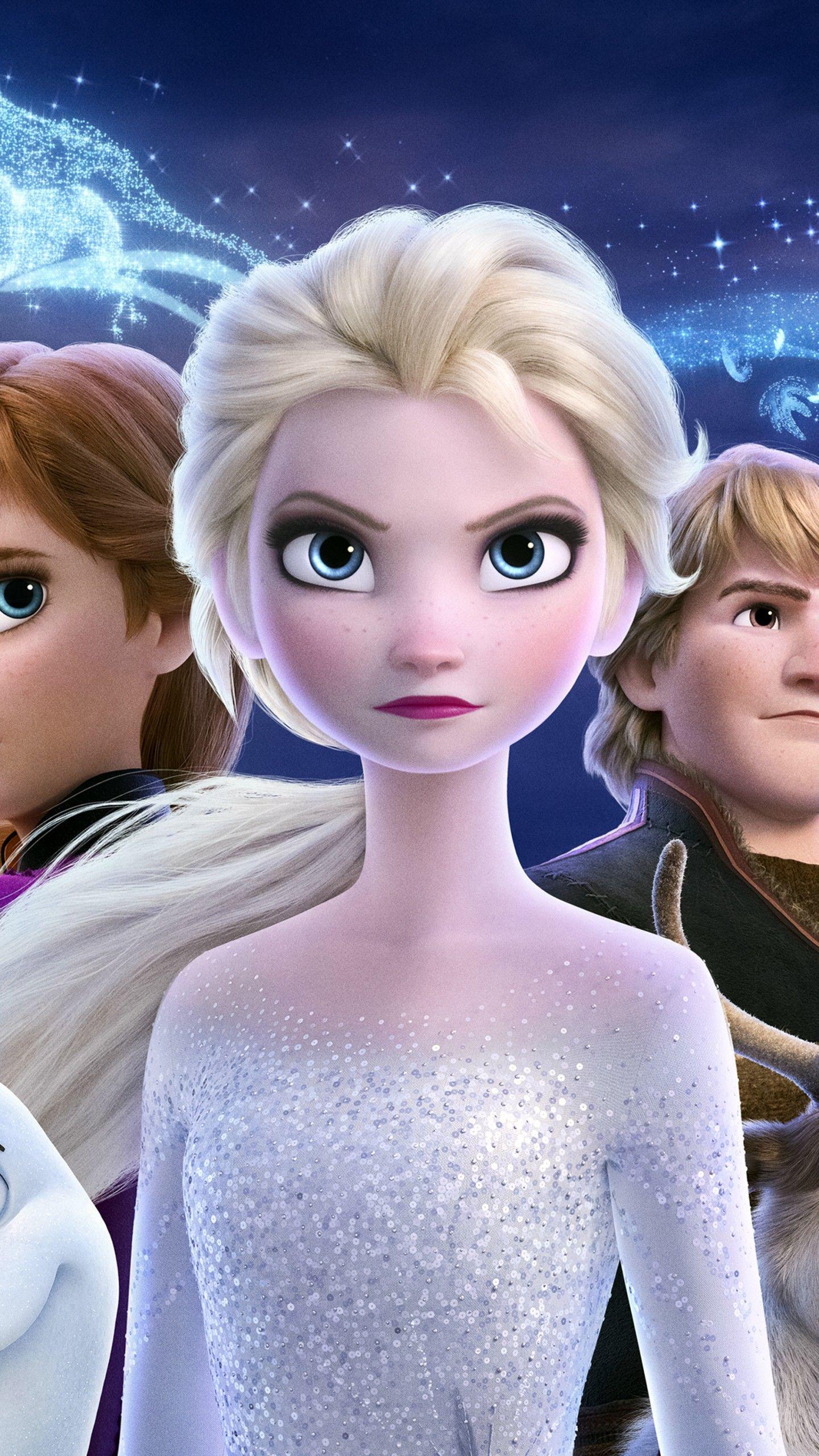 Hình nền phim 1440x2560: Hình nền Frozen 2 Elsa