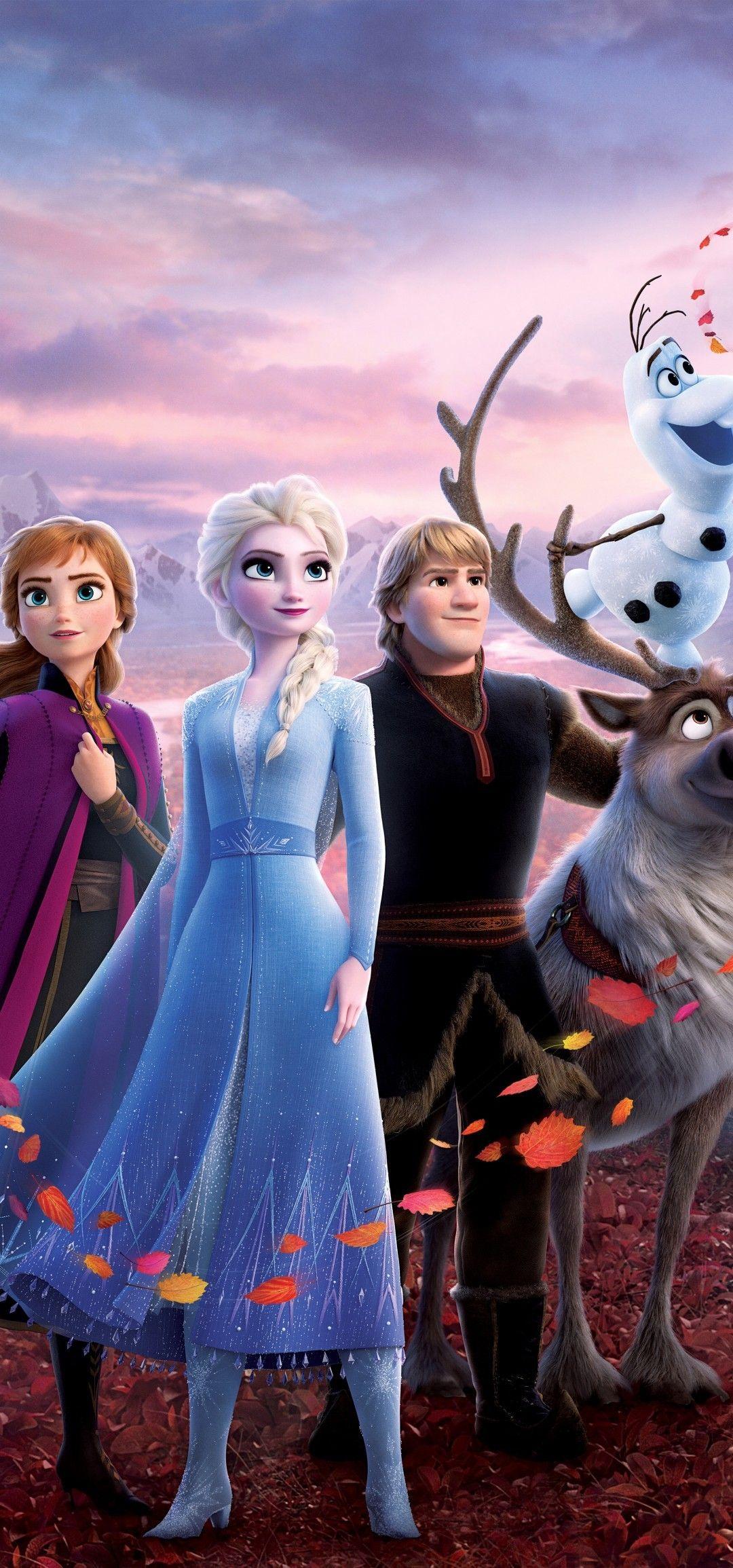 1080x2310 Tải xuống 1080x2310 Frozen 2, Hoạt hình, Nữ hoàng Elsa, Kristoff, Olaf