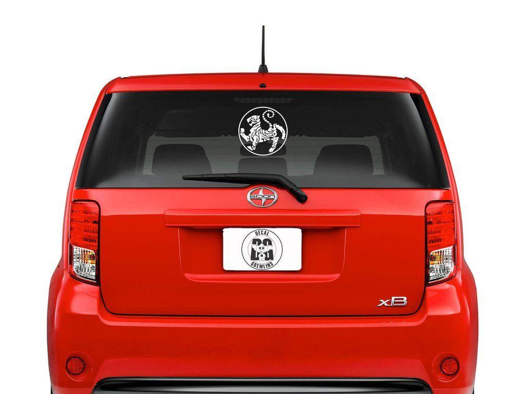 1024x768 Shotokan Tiger Karate Martial Arts Car Window and Laptop