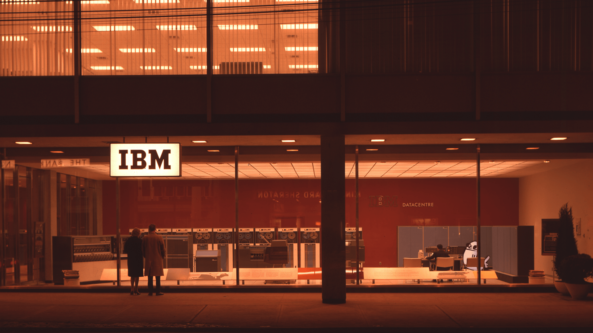 1920x1080 IBM Data Center Wallpaper. W Dickbutt (1920x1080)