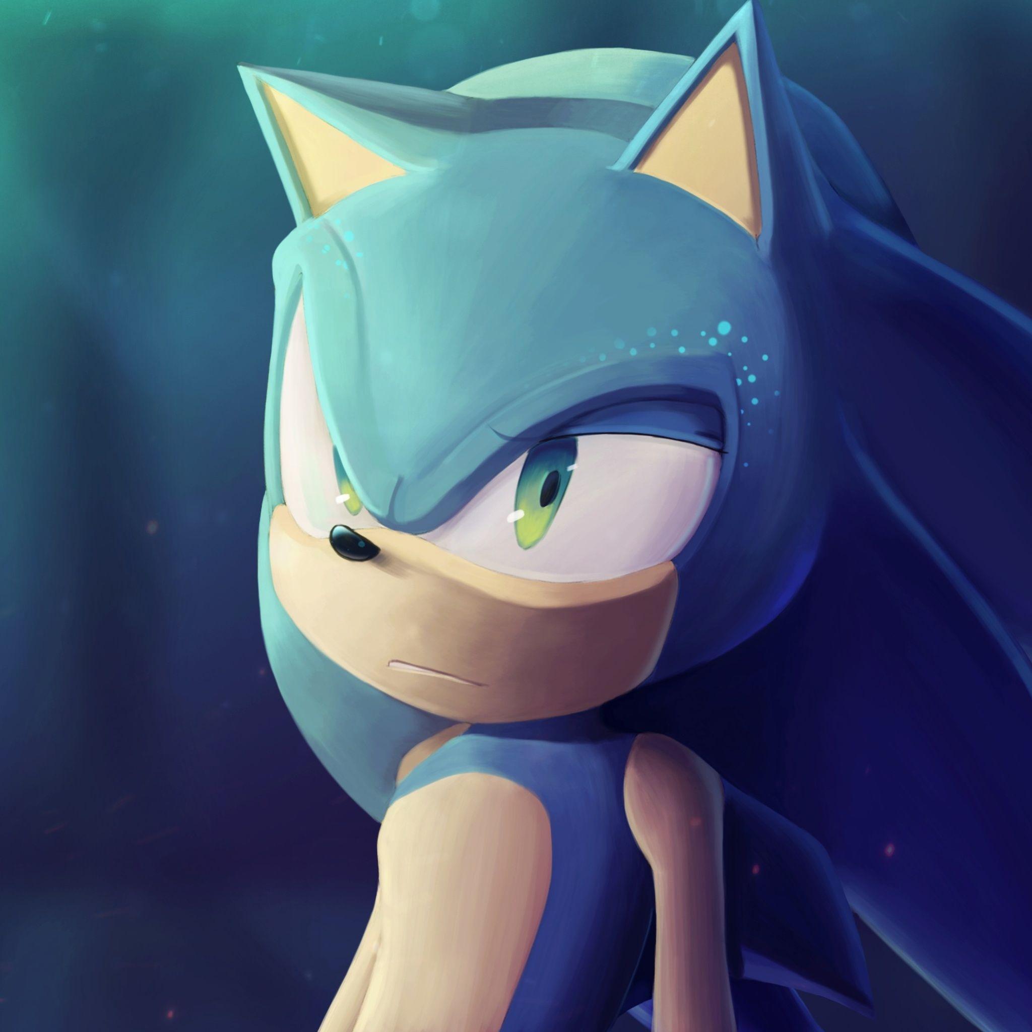 Download Sonic the Hedgehog Overlooking City from Building Wallpaper   Wallpaperscom