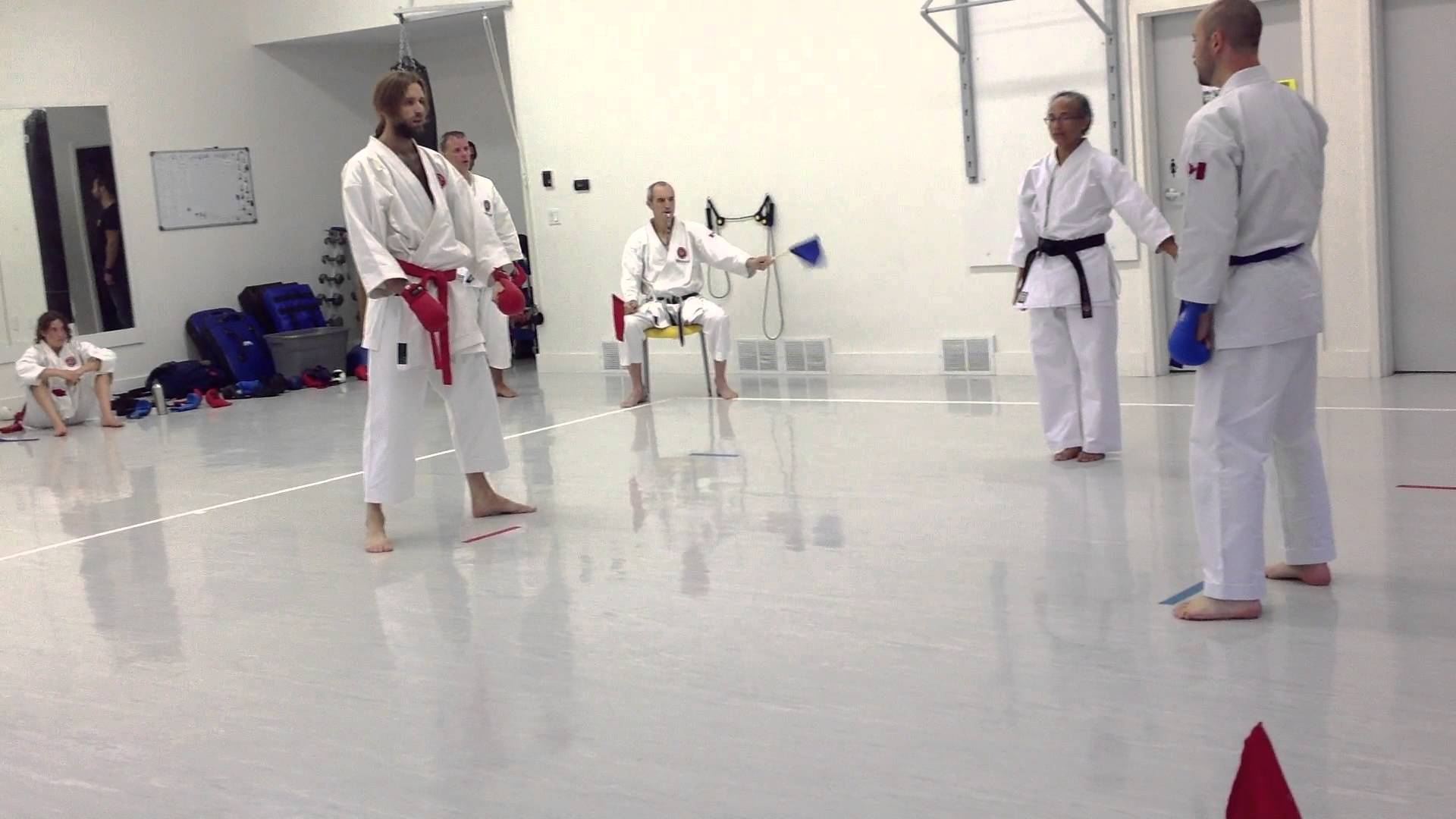 1920x1080 Black Belt Fights: Mens' Tournament Kumite. IDSL2013. Shotokan