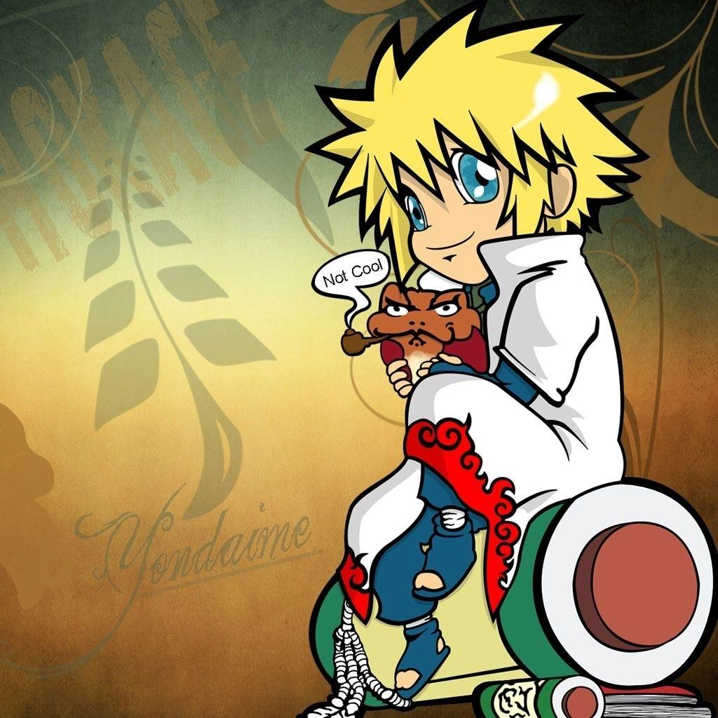1024x1024 Naruto Namikaze Minato iPad Wallpaper Namikaze