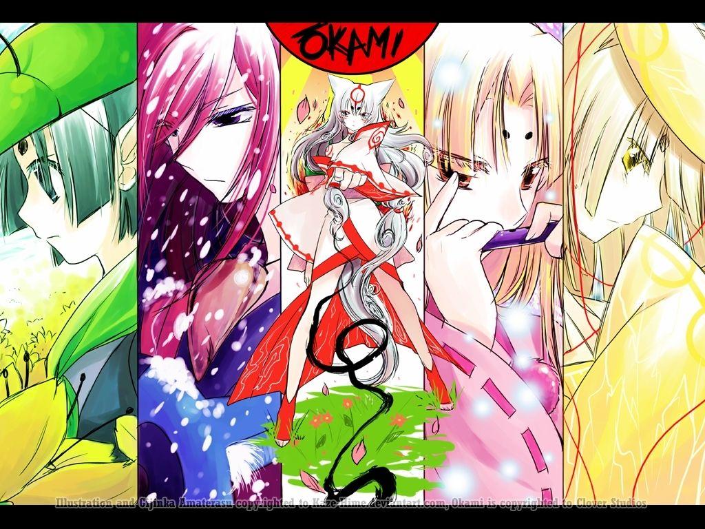 1024x768 Okami Video Game image Various Okamis HD wallpaper and background