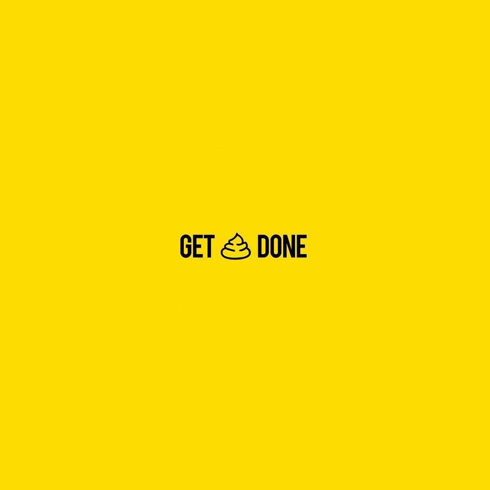 960x960 Get Shit Done. Be Productive. Inspirational desktop wallpaper