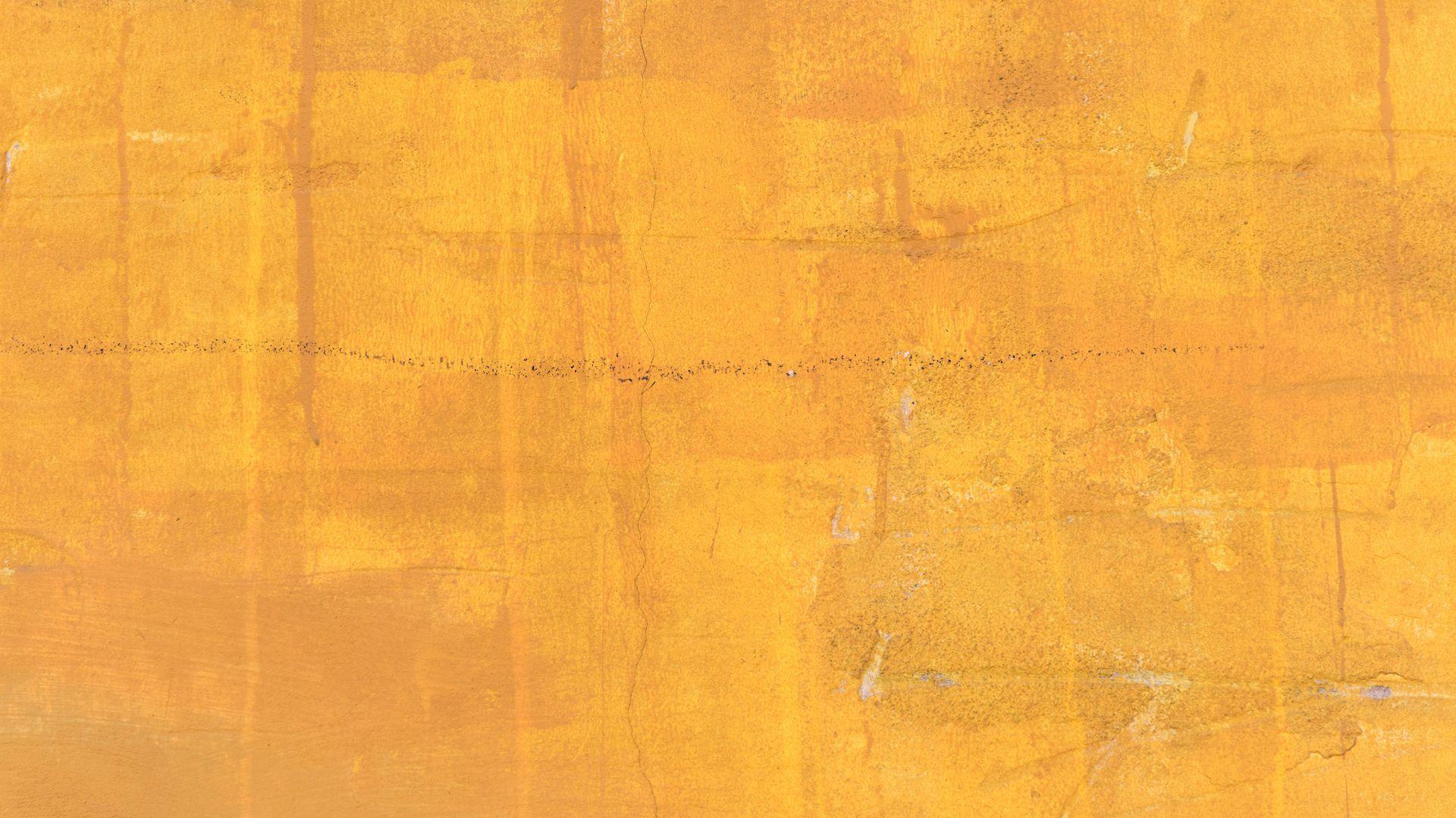 Hình nền kết cấu tường sơn màu vàng 1920x1080