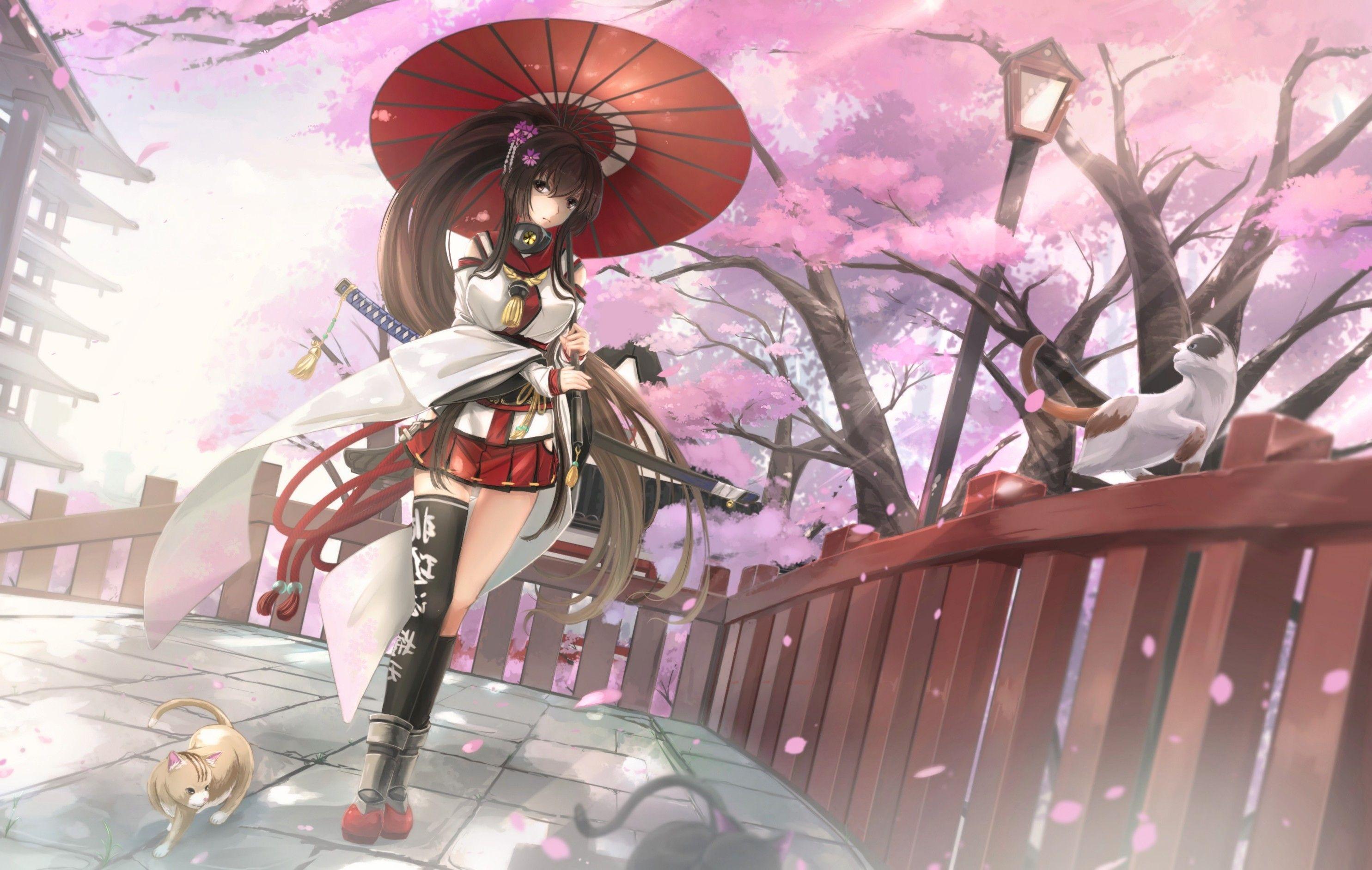 2969x1884 anime, Anime Girls, Yamato (KanColle), Kantai Collection