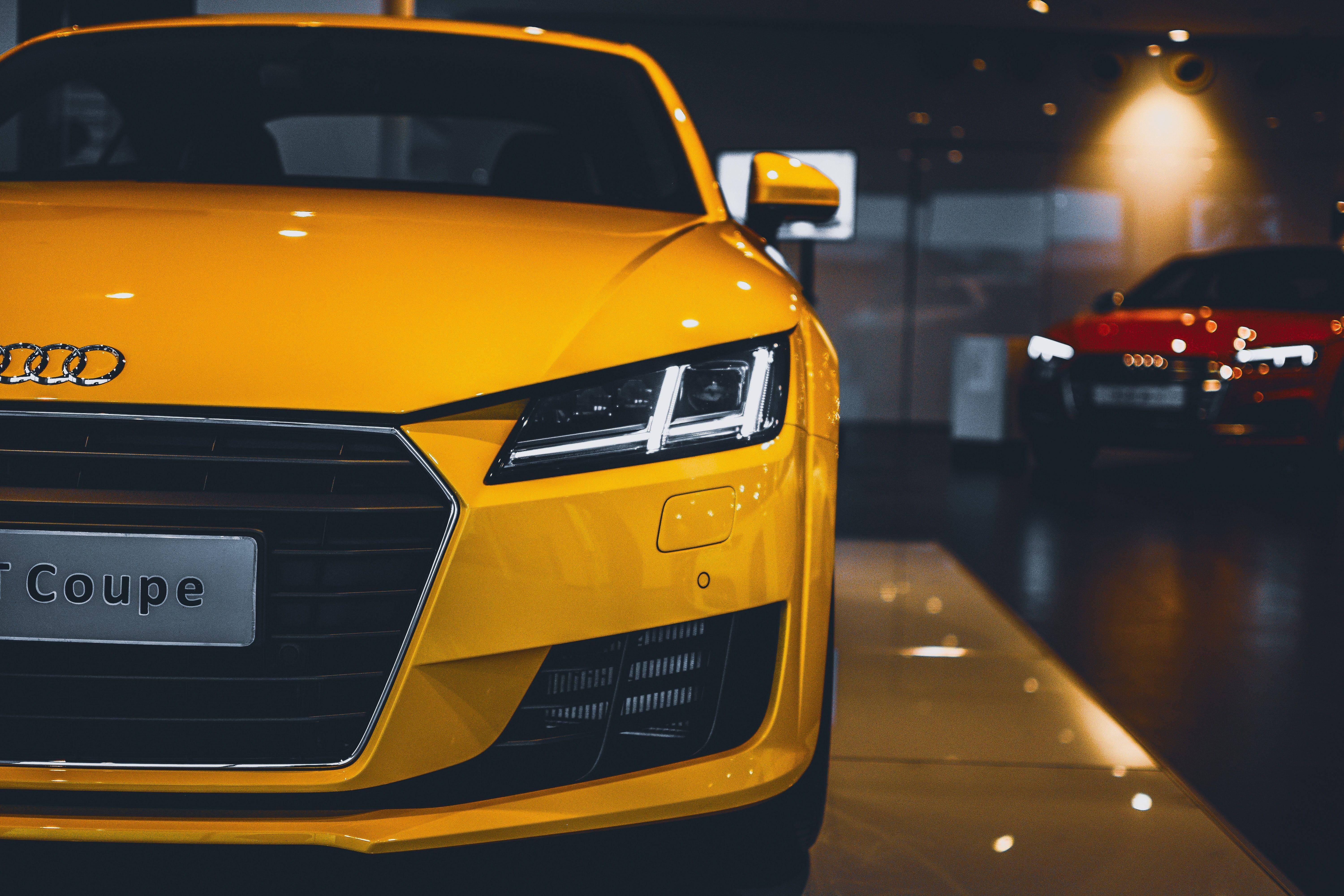 6000x4000 Yellow Audi Car · Free