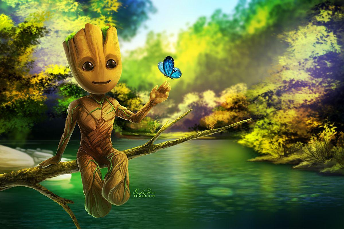 1200x800 Groot Background. Groot Guardians of the Galaxy Wallpaper, Dancing Groot Wallpaper and Groot Pot Wallpaper