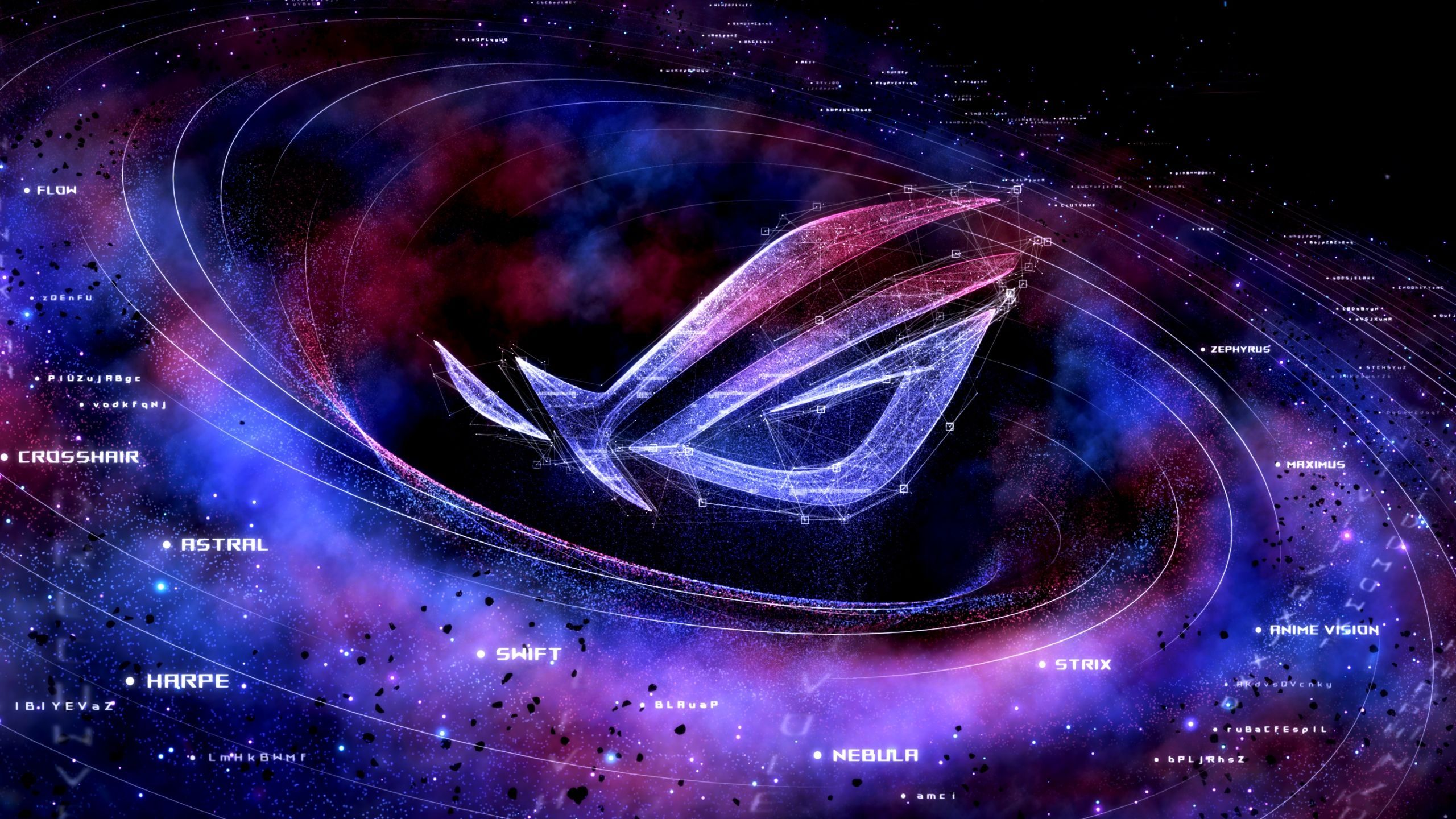 2560x1440 ASUS ROG Wallpaper 4K, Supernova, Galaxy, Digital art