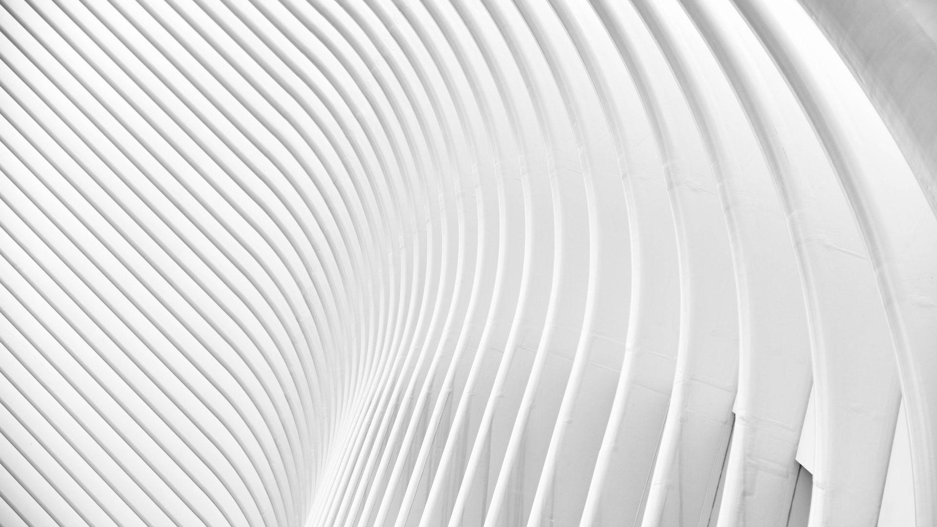 1920x1080 Abstract White and Black Architecture Wallpaper