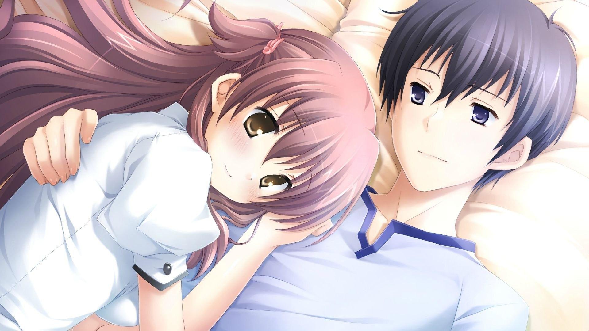1920x1080 Anime Hug Wallpaper