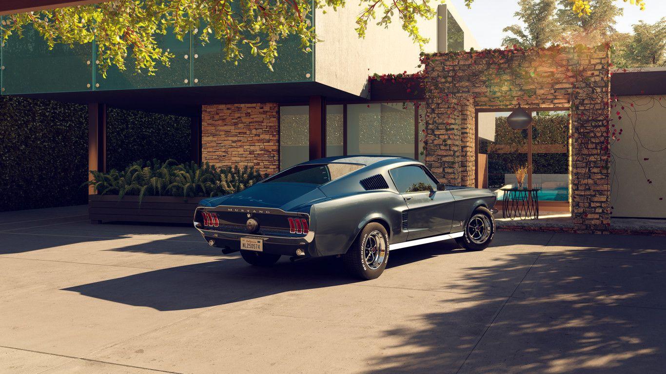 1366x768 Ford Mustang CGI 1366x768 Resolution HD 4k