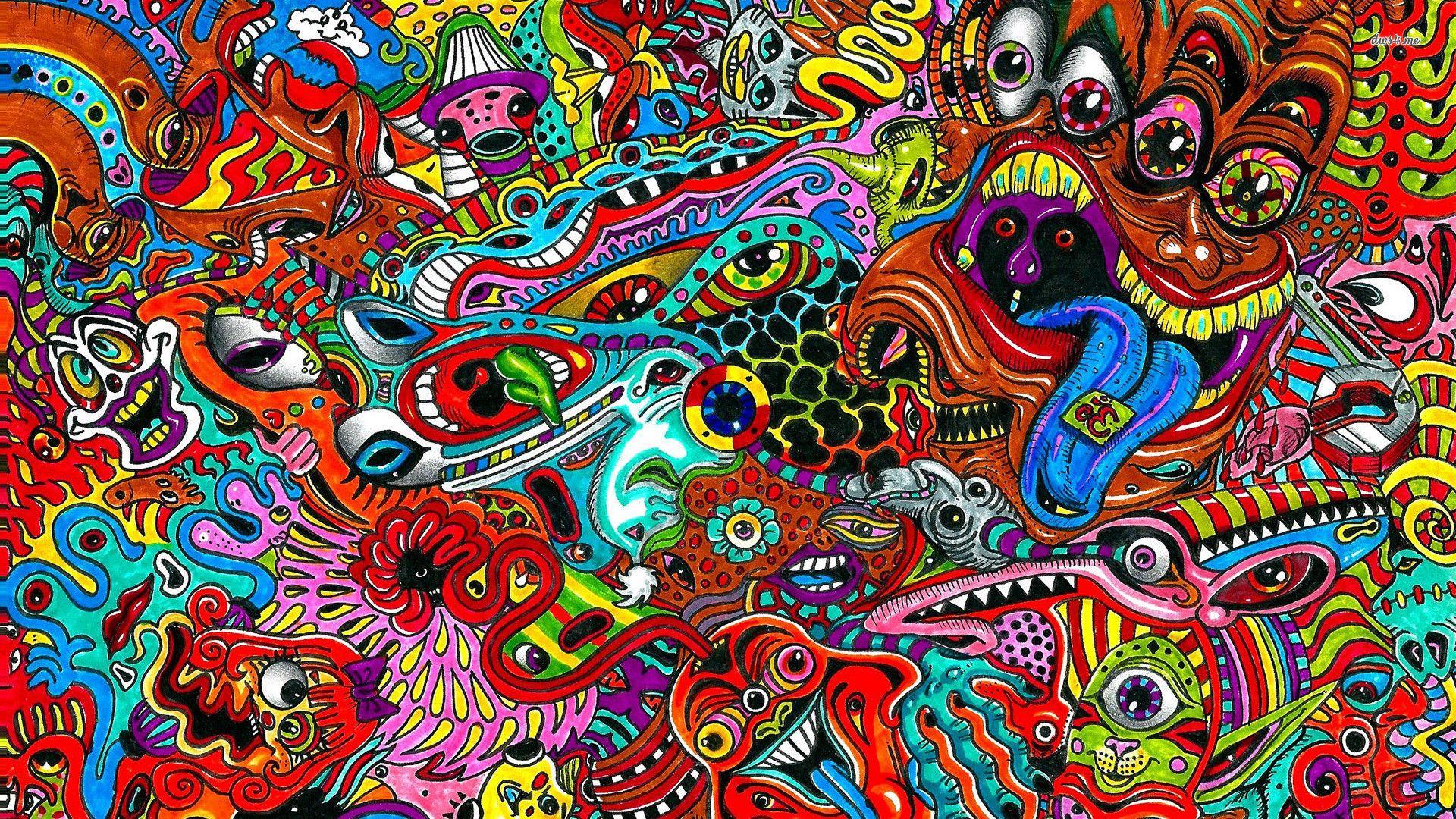 Psychedelic Art Wallpapers Group 83