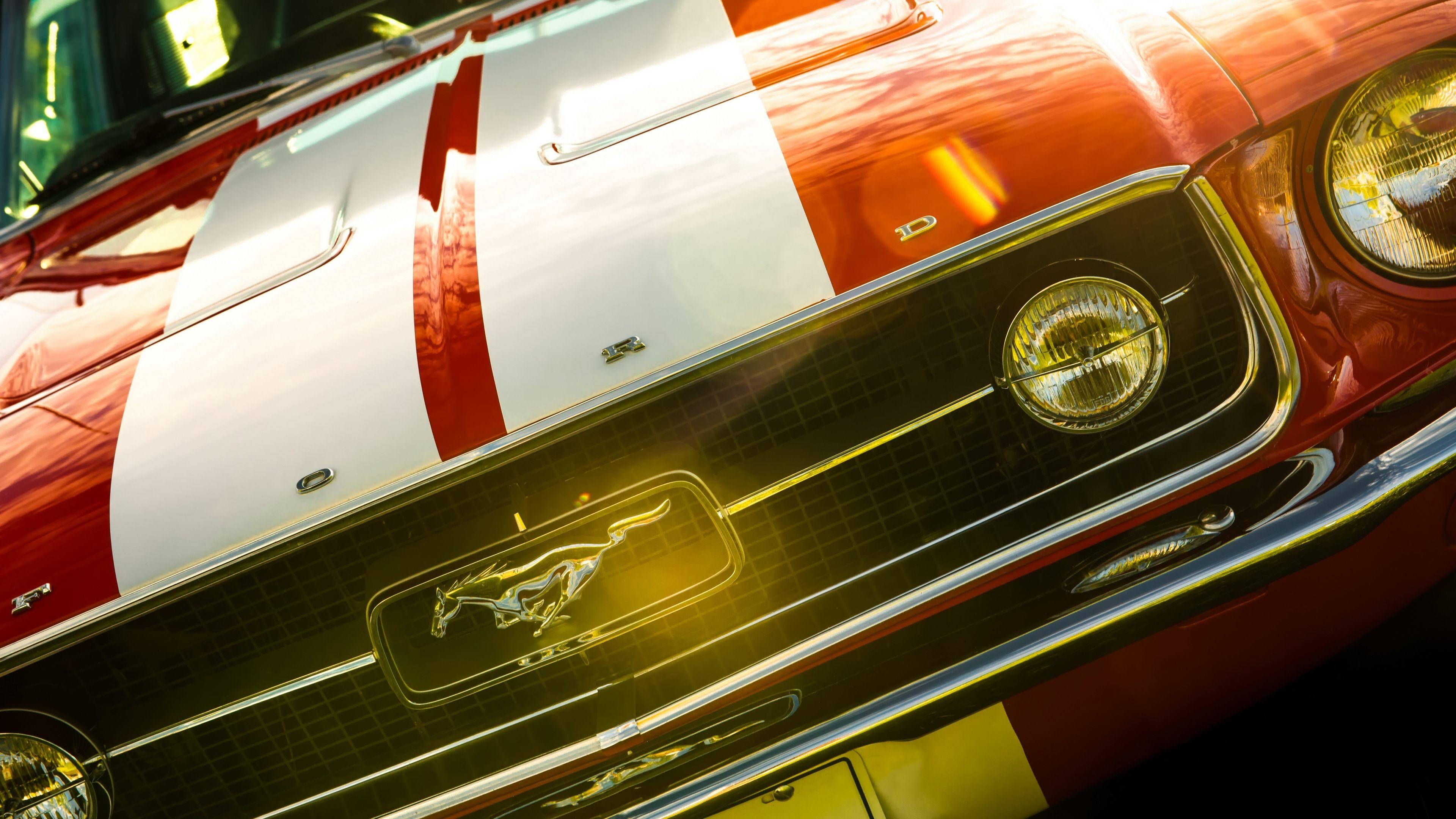 3840x2160 Download wallpaper 3840x2160 ford mustang, fastback, bumper