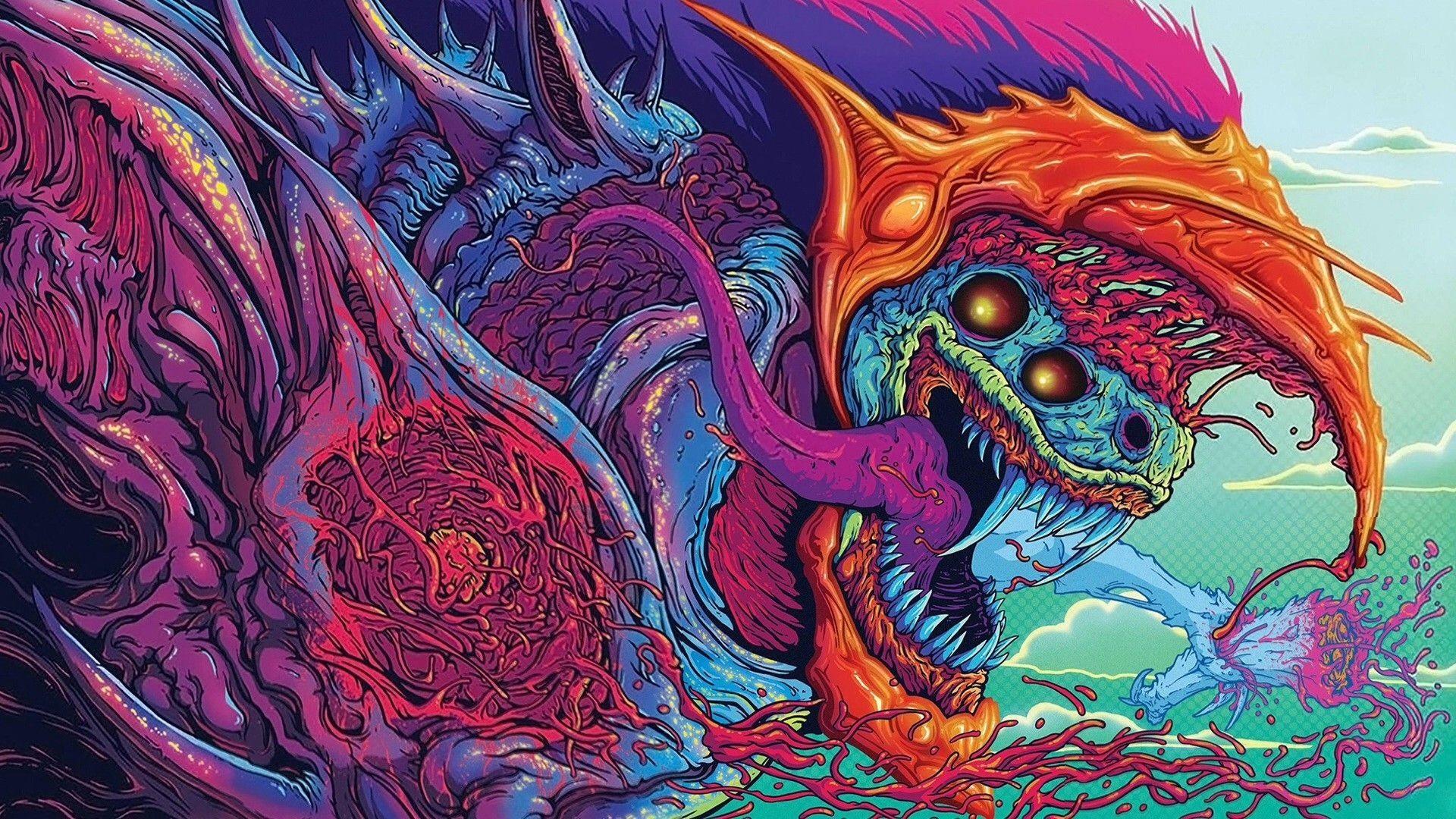 1920x1080 4K Psychedelic Wallpaper