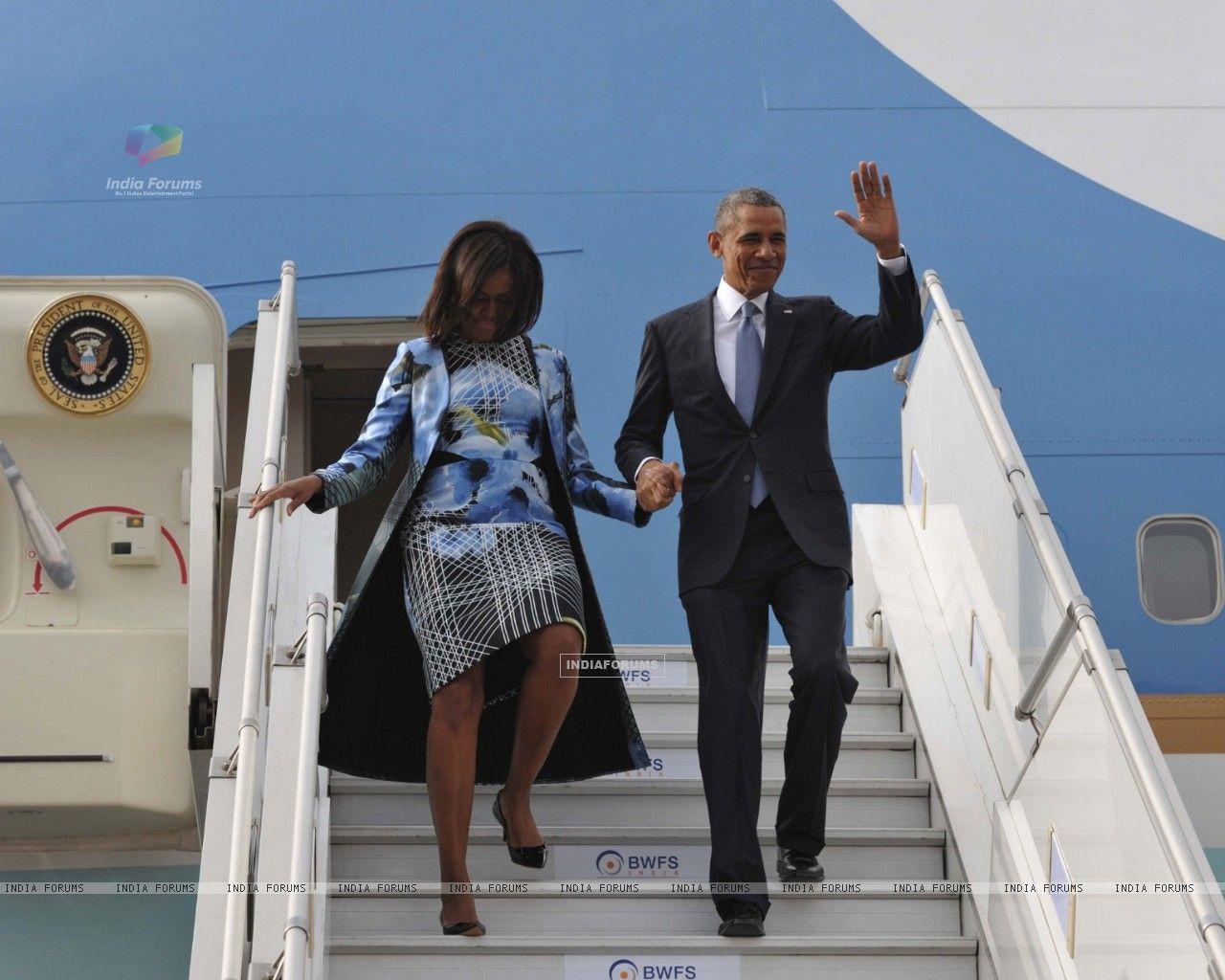 1280x1024 Barack Obama And Michelle Obama Visit India Size Fashion