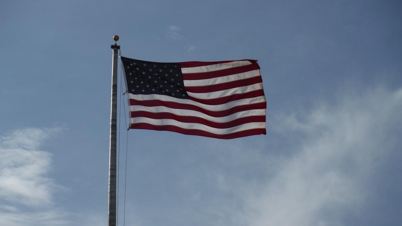 1366x768 American Flag wallpaper HD for desktop background