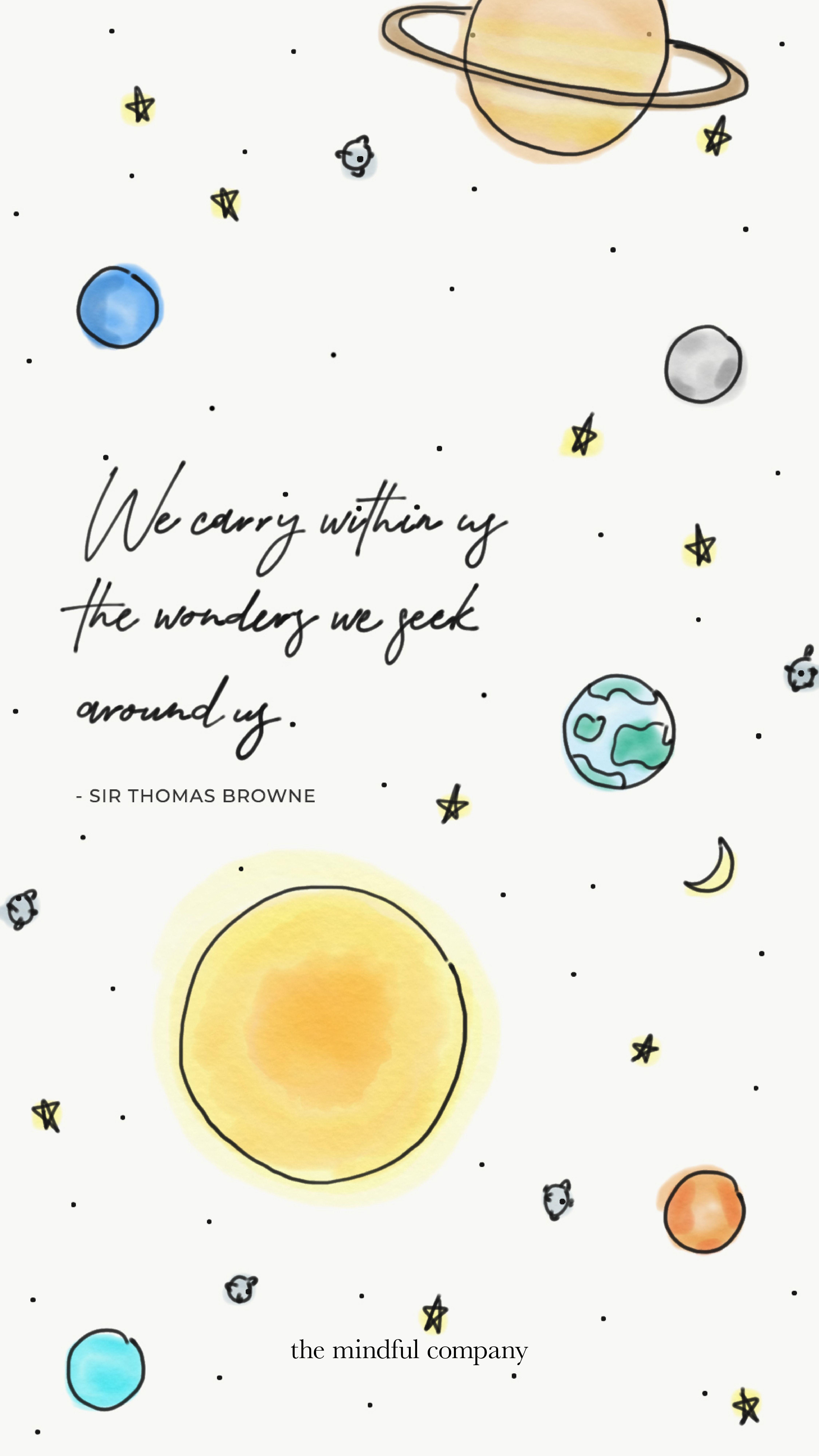 4500x8000 Wallpaper of the Month: Sir Thomas Browne. Space iphone wallpaper