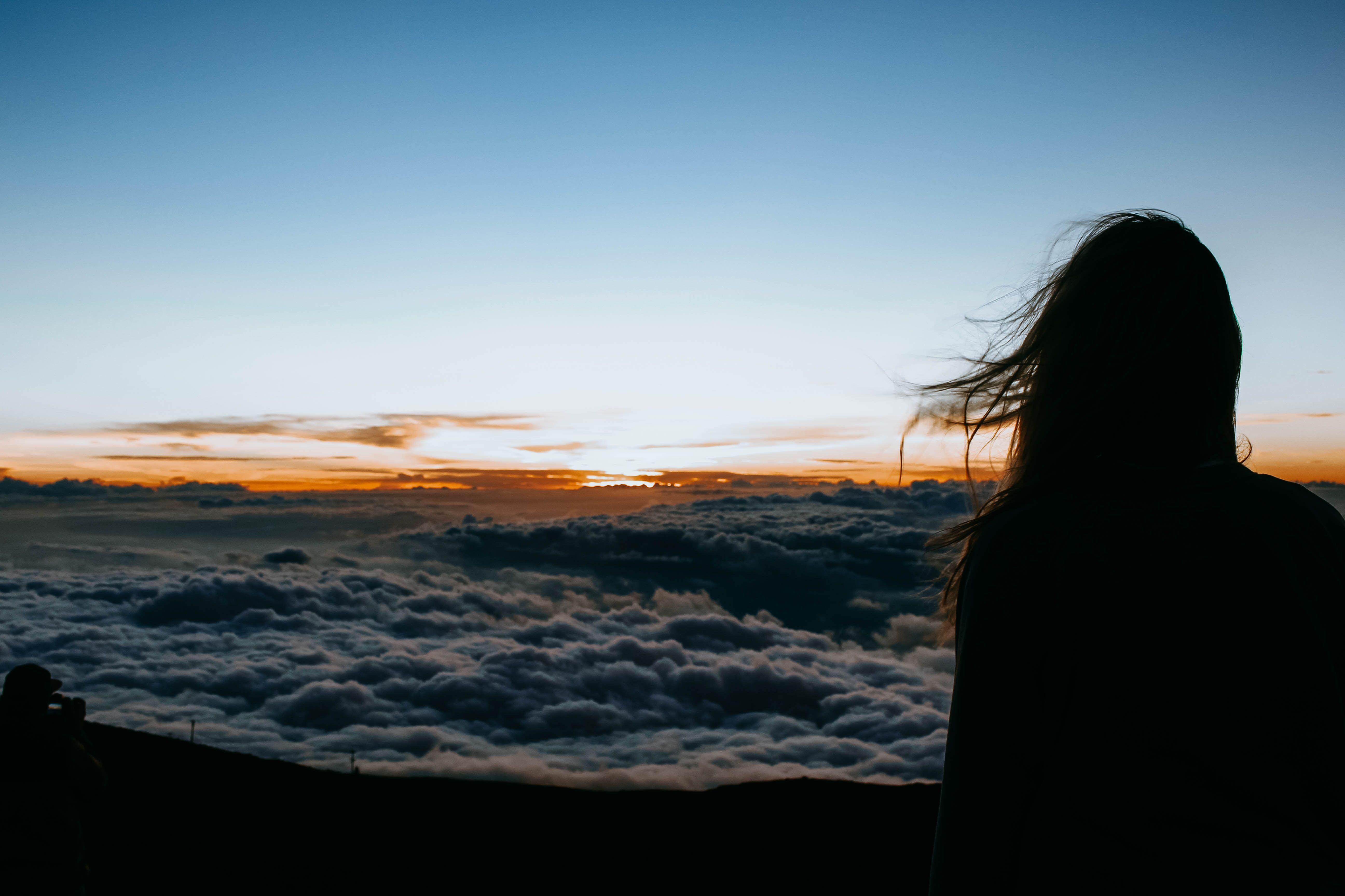 5184x3456 5184x3456 #woman, #windy, #cloud, #mindfulness, #sunset