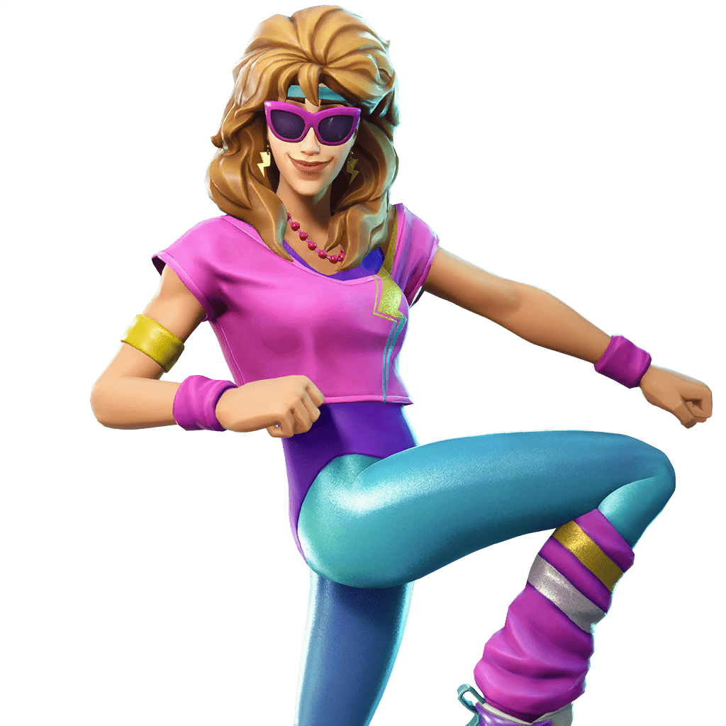 1024x1024 Aerobic Assassin Fortnite Wallpaper