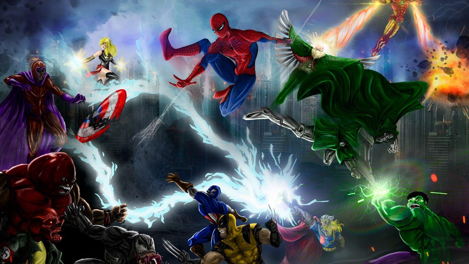 1600x900 Marvel Heroes Vs Villains 4k 1600x900 Resolution HD 4k